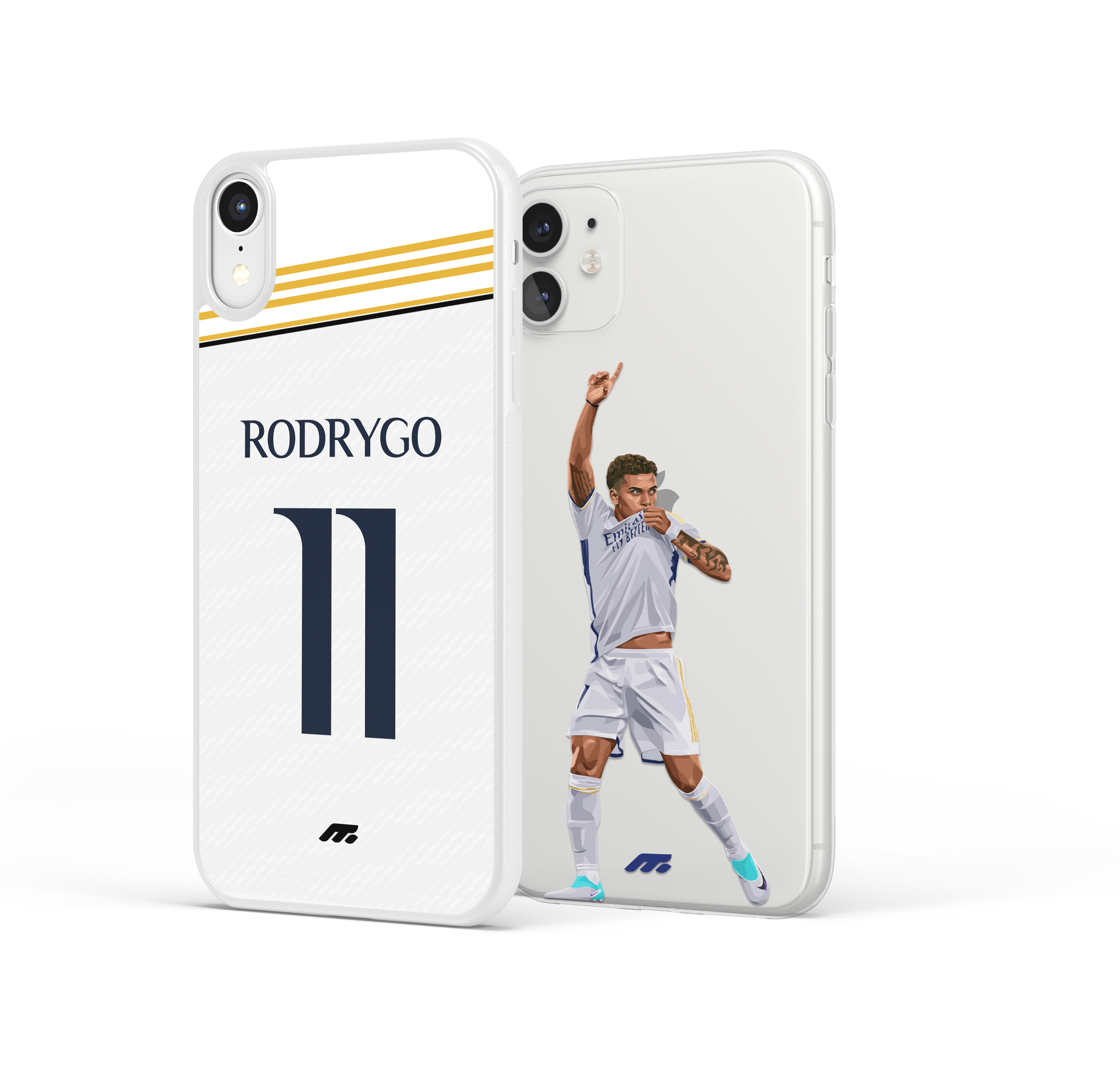 Pack de Coques de protection de Rodrygo au Real Madrid pour iPhone 14 Pro Max