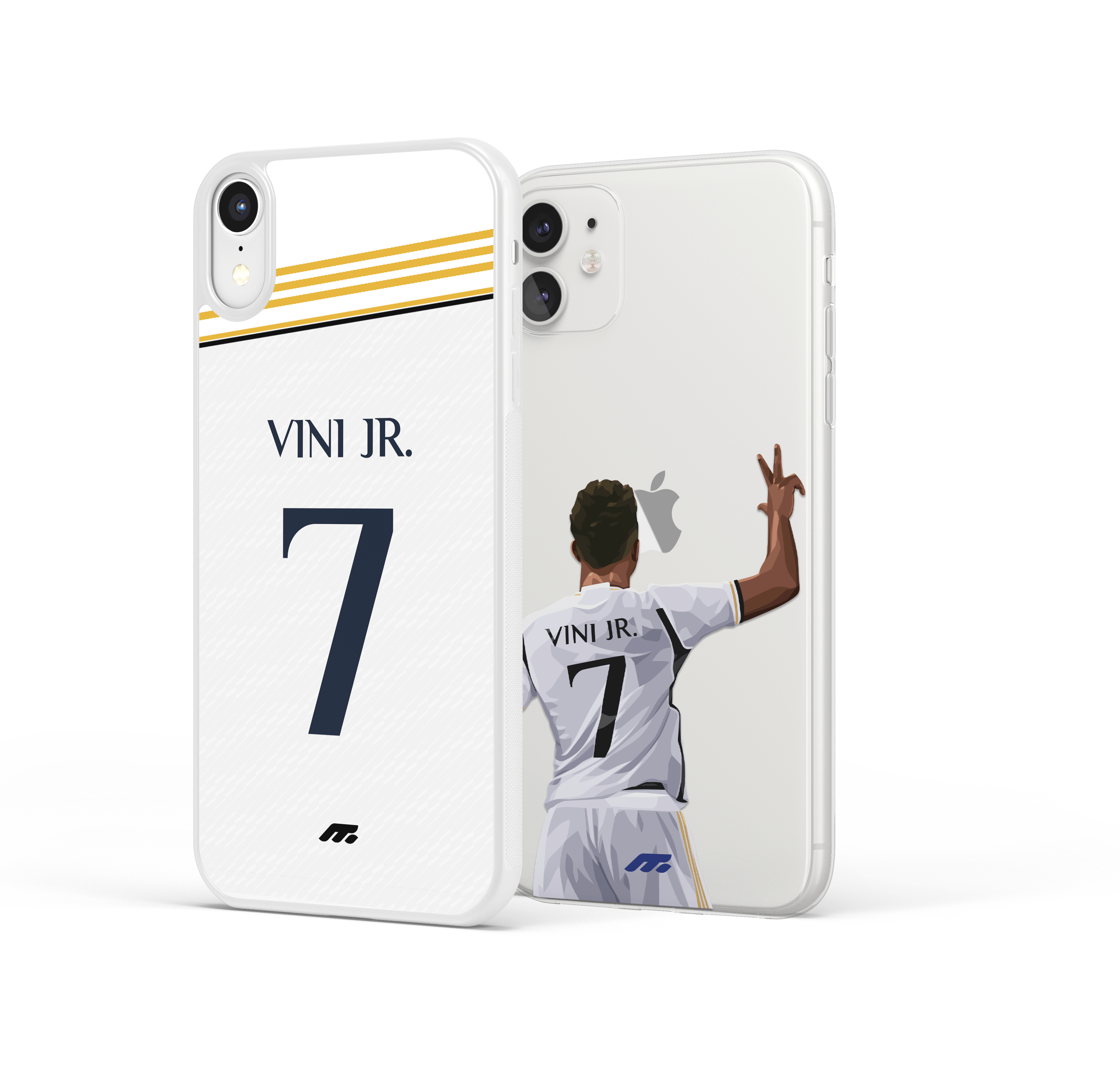Pack de Coques de téléphone de Vinicius JR au Real Madrid pour iPhone 15 Pro