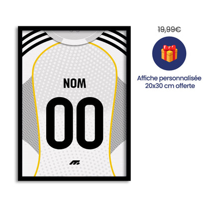 Pack REAL MADRID personnalisé de football