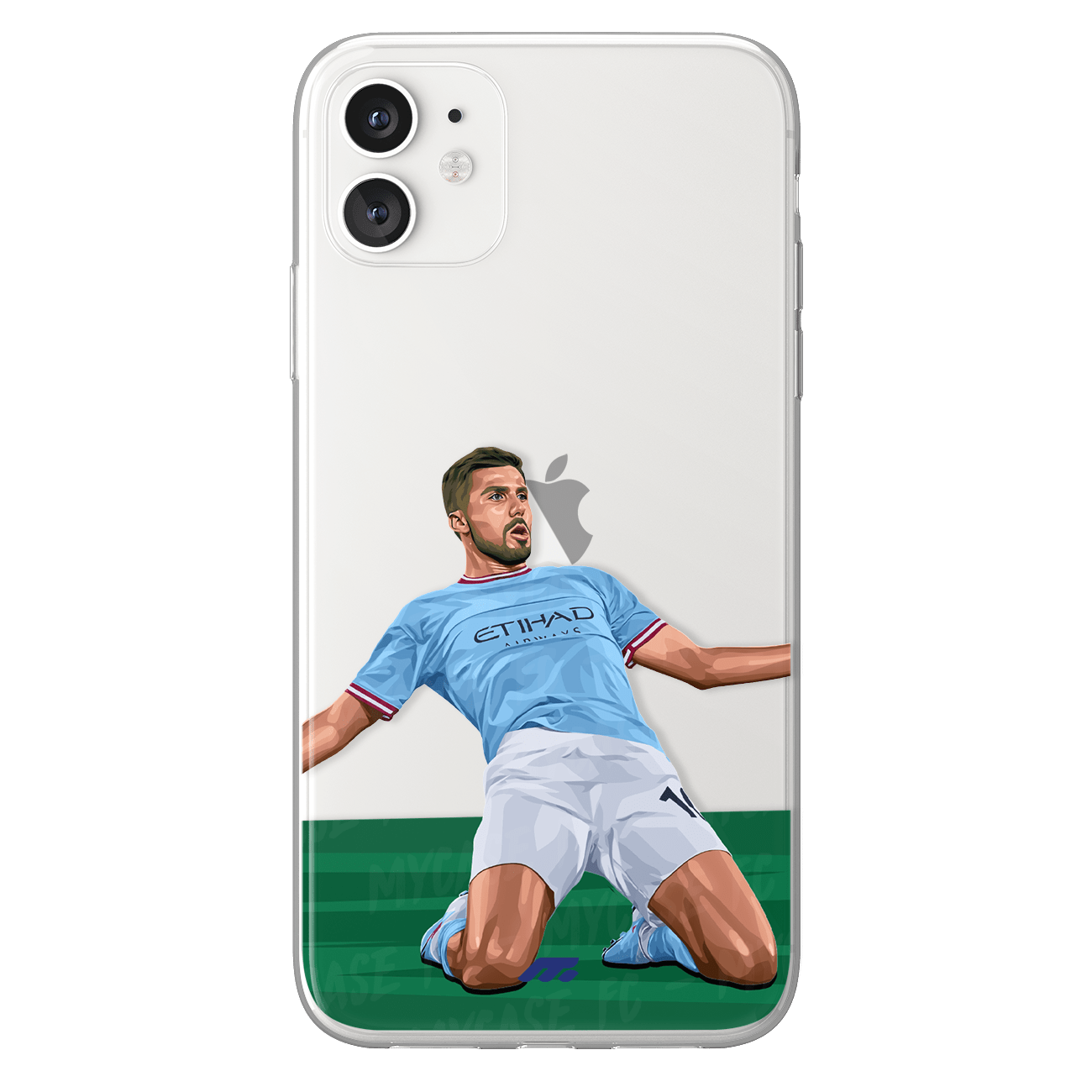 Coque de Rodri avec Manchester City, Etui de téléphone de Football