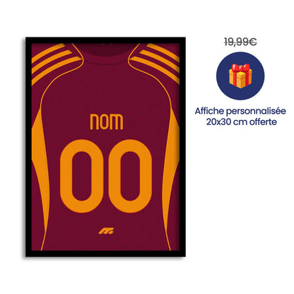 Pack ROMA personnalisé de football