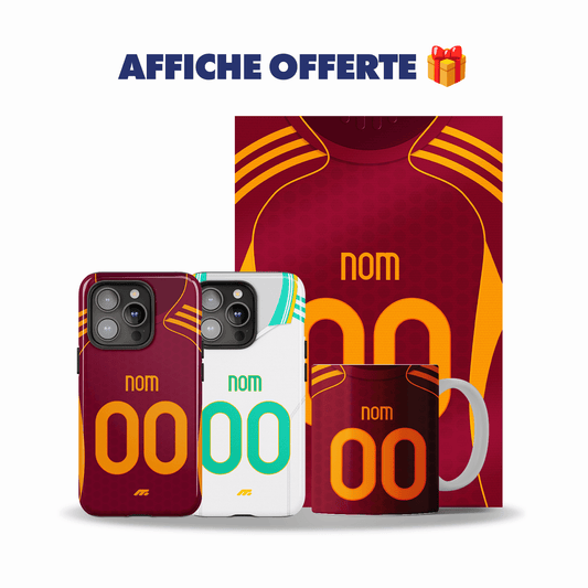 Pack ROMA personnalisé de football