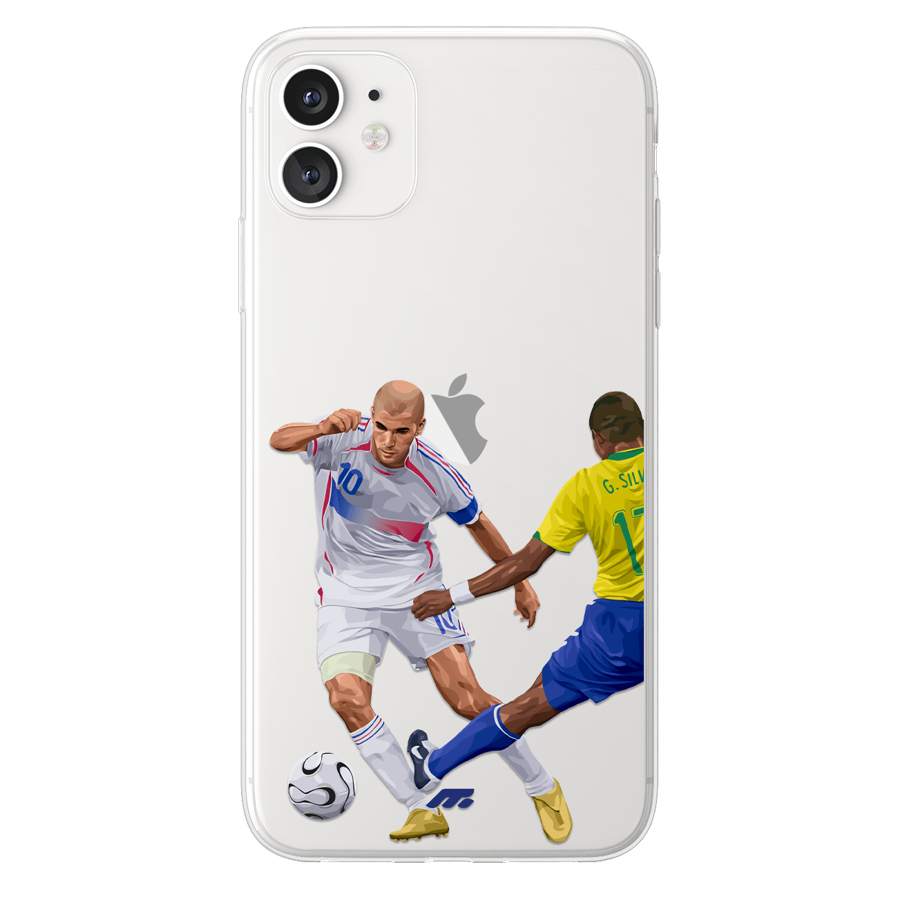 Coque Zinedine Zidane de Football Equipe de France