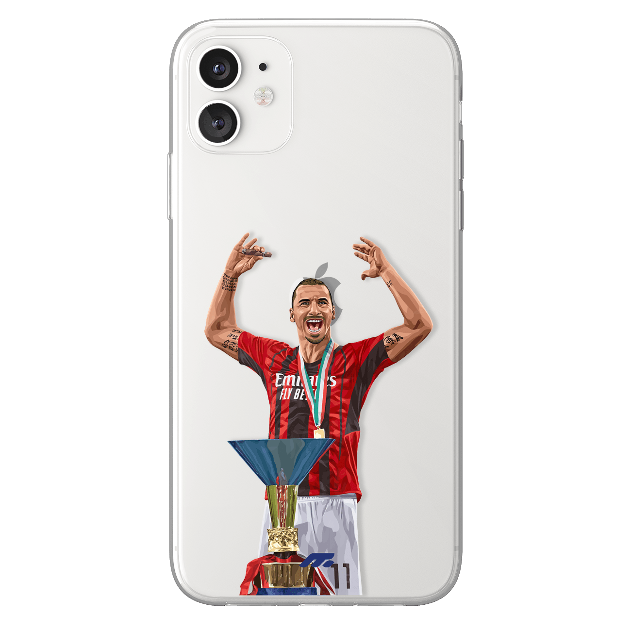 Coque Zlatan Ibrahimovic de Football AC Milano