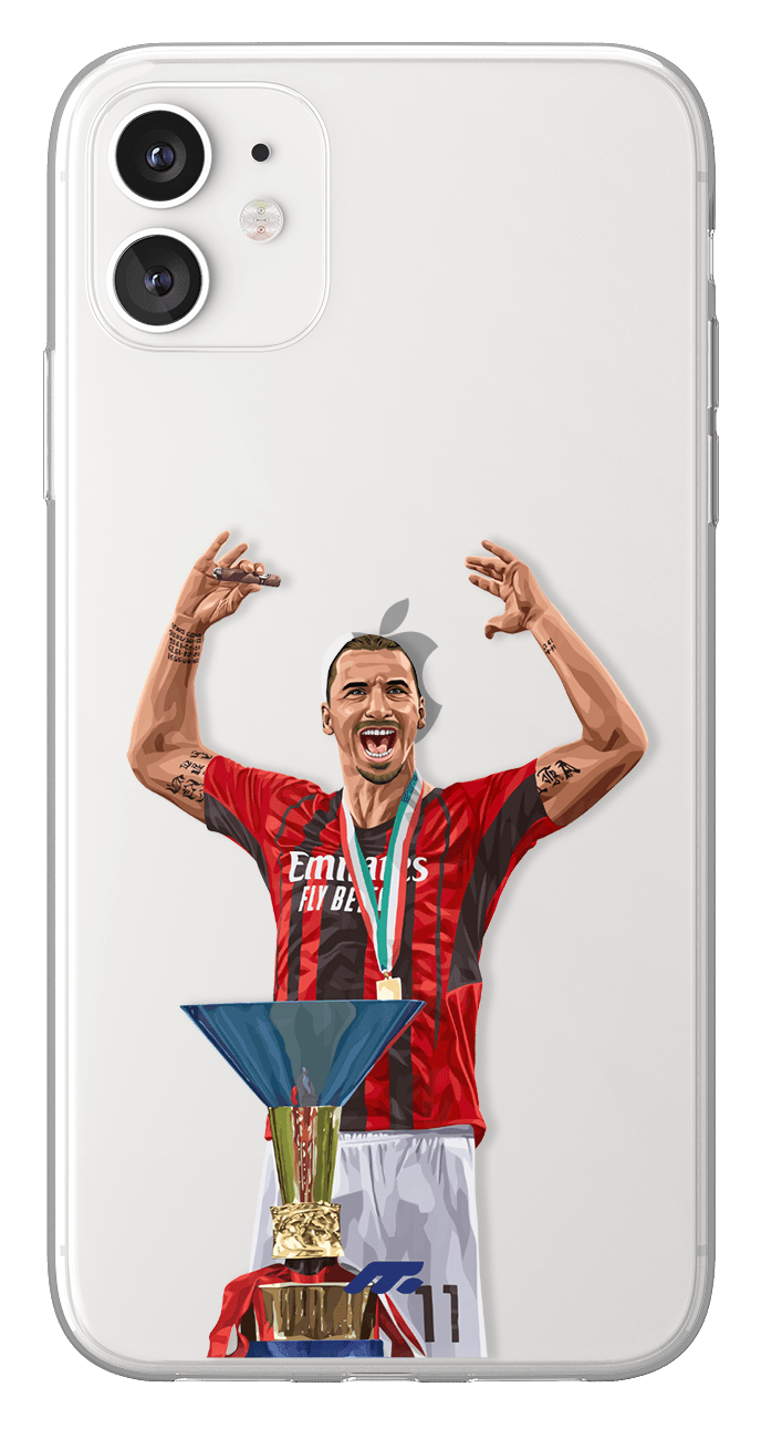 Coque de Zlatan Ibrahimovic avec AC Milano, Etui de téléphone de Football