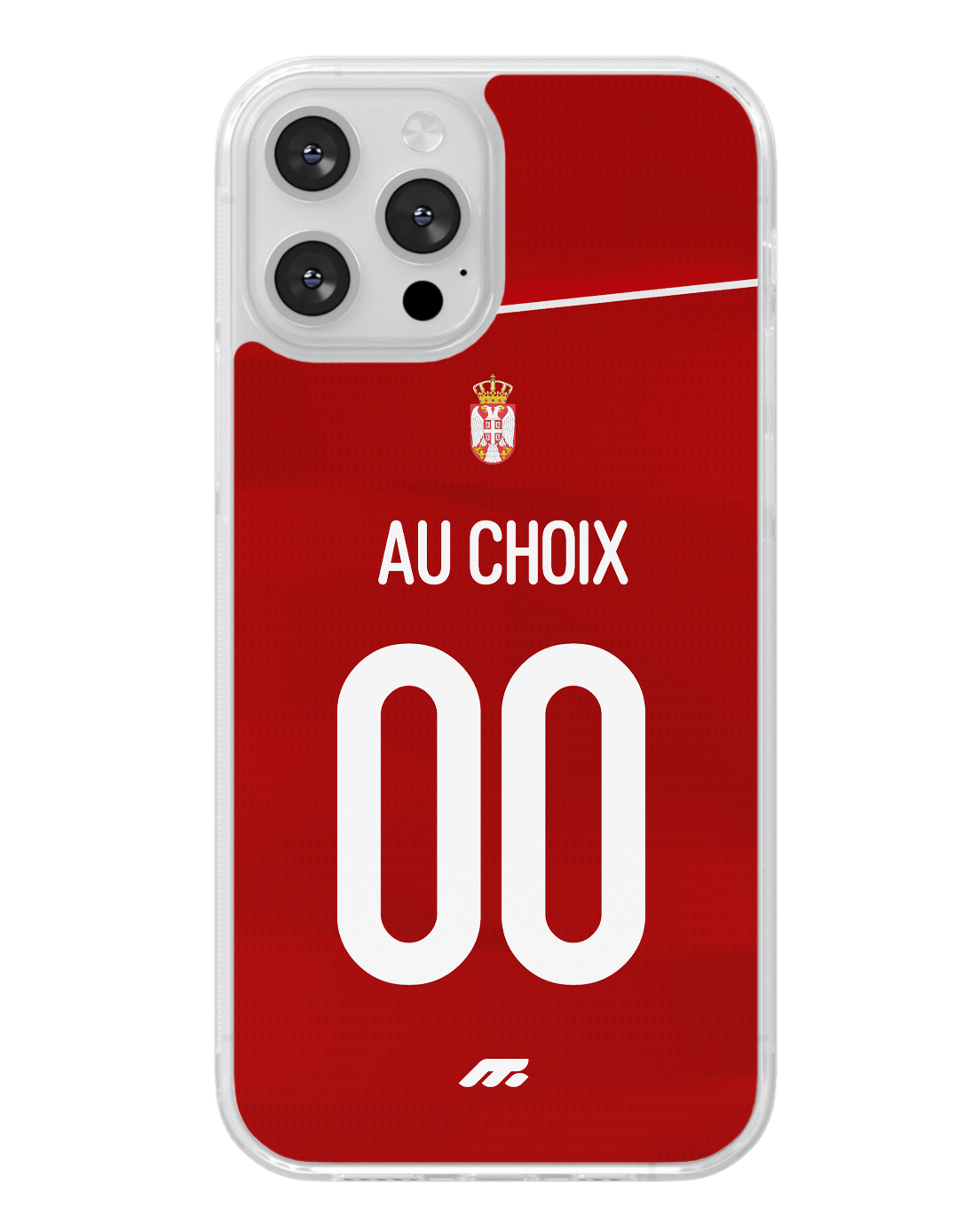 Coque Serbie football personnalisable pour téléphone - iPhone, Samsung, Google, Xiaomi, Oppo