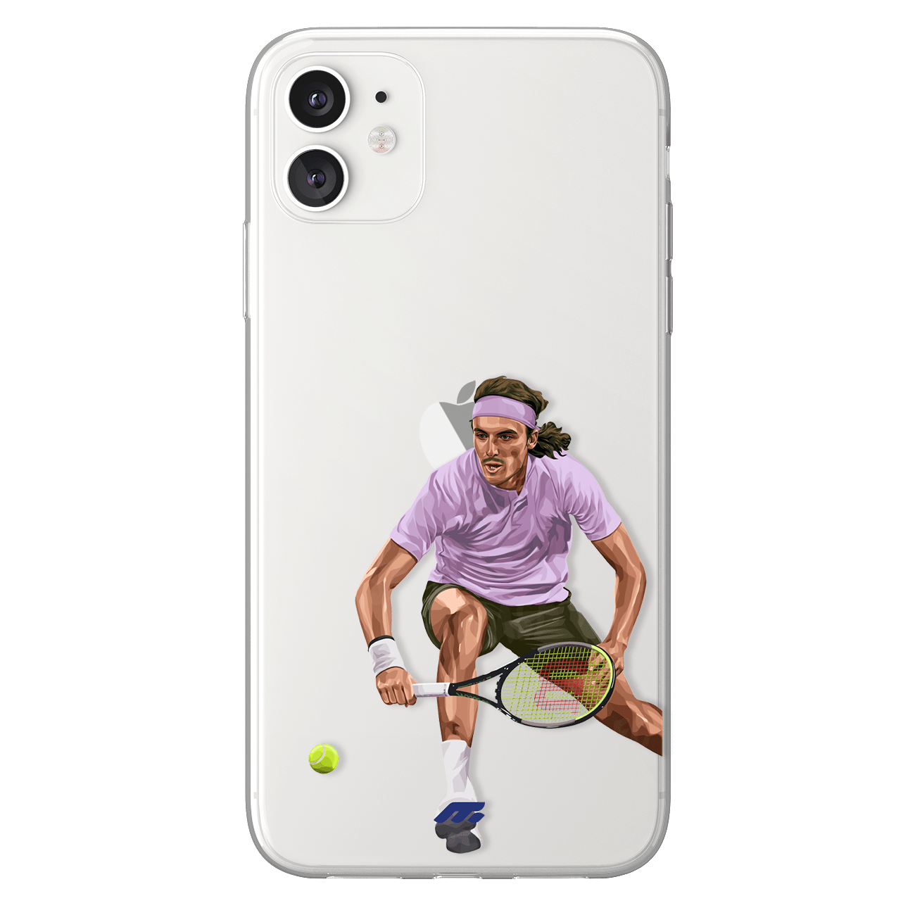 Coque de Stefanos Tsitsipás avec Stefanos Tsitsipás, Etui de téléphone de Tennis