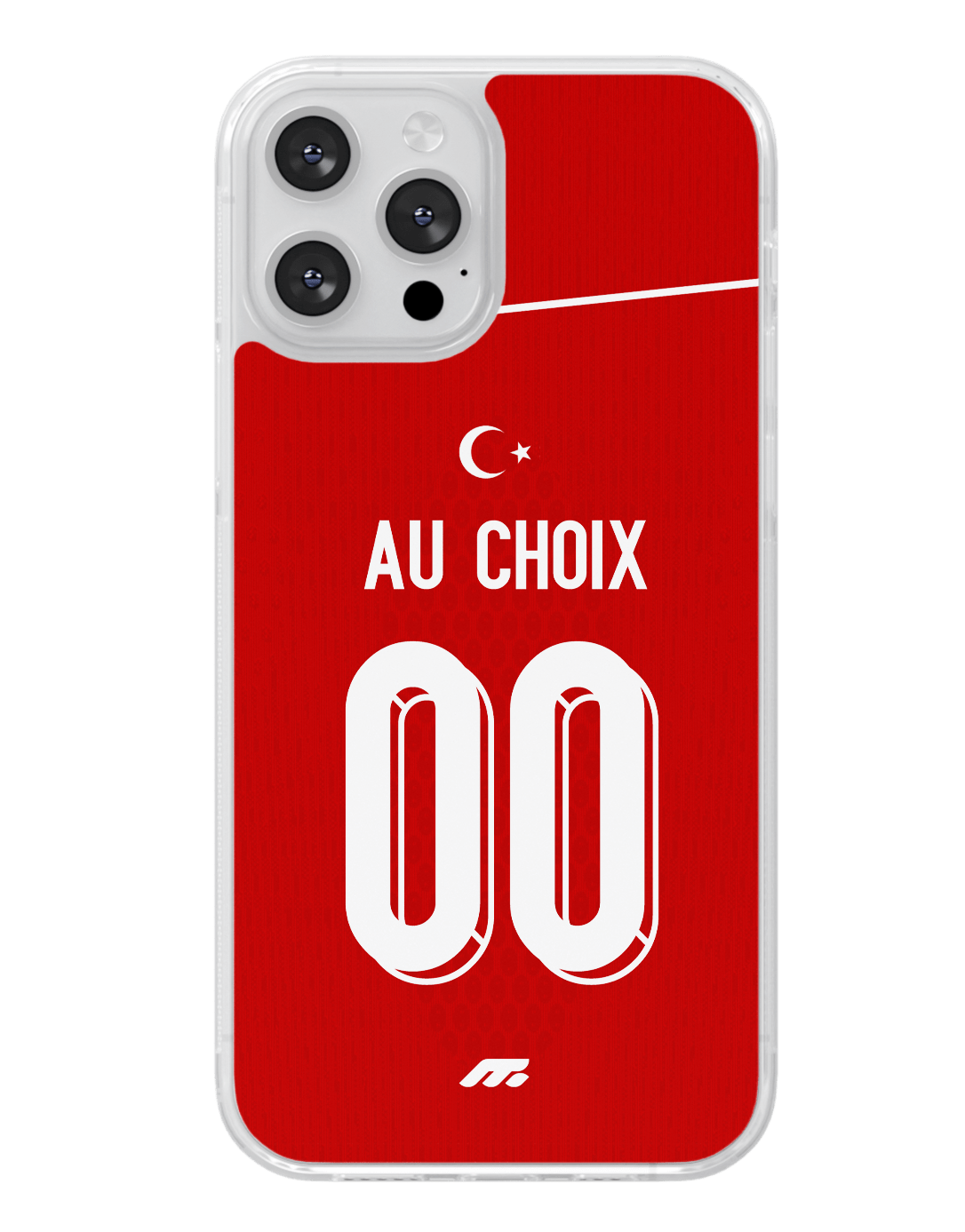 Coque Turquie football personnalisable pour téléphone - iPhone, Samsung, Google, Xiaomi, Oppo