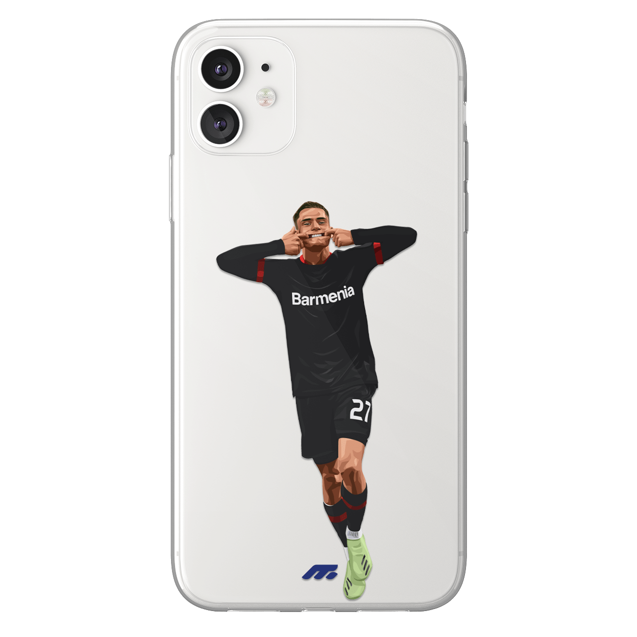 Coque de Florian Wirtz avec Bayer Leverkusen, Etui de téléphone de Football