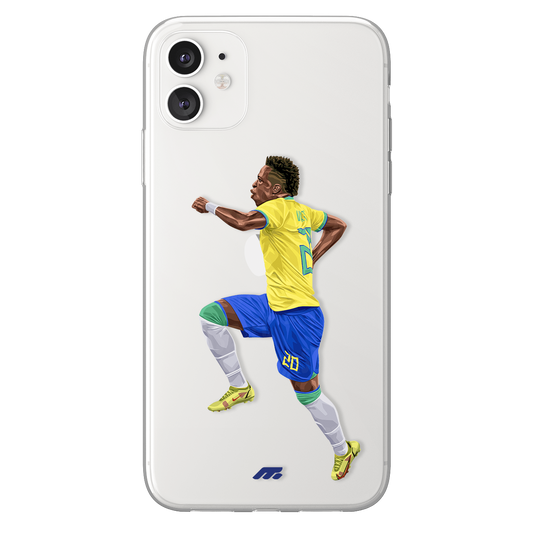 Coque Vinicius Jr de Football Brésil