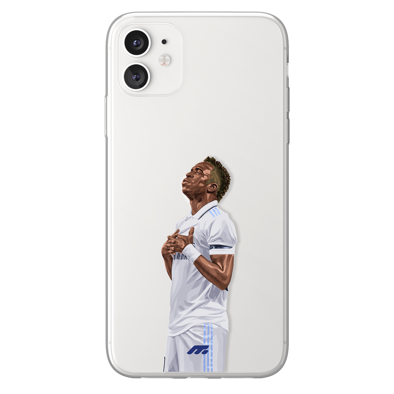 Coque de Vinicius Jr avec Real Madrid CF, Etui de téléphone de Football