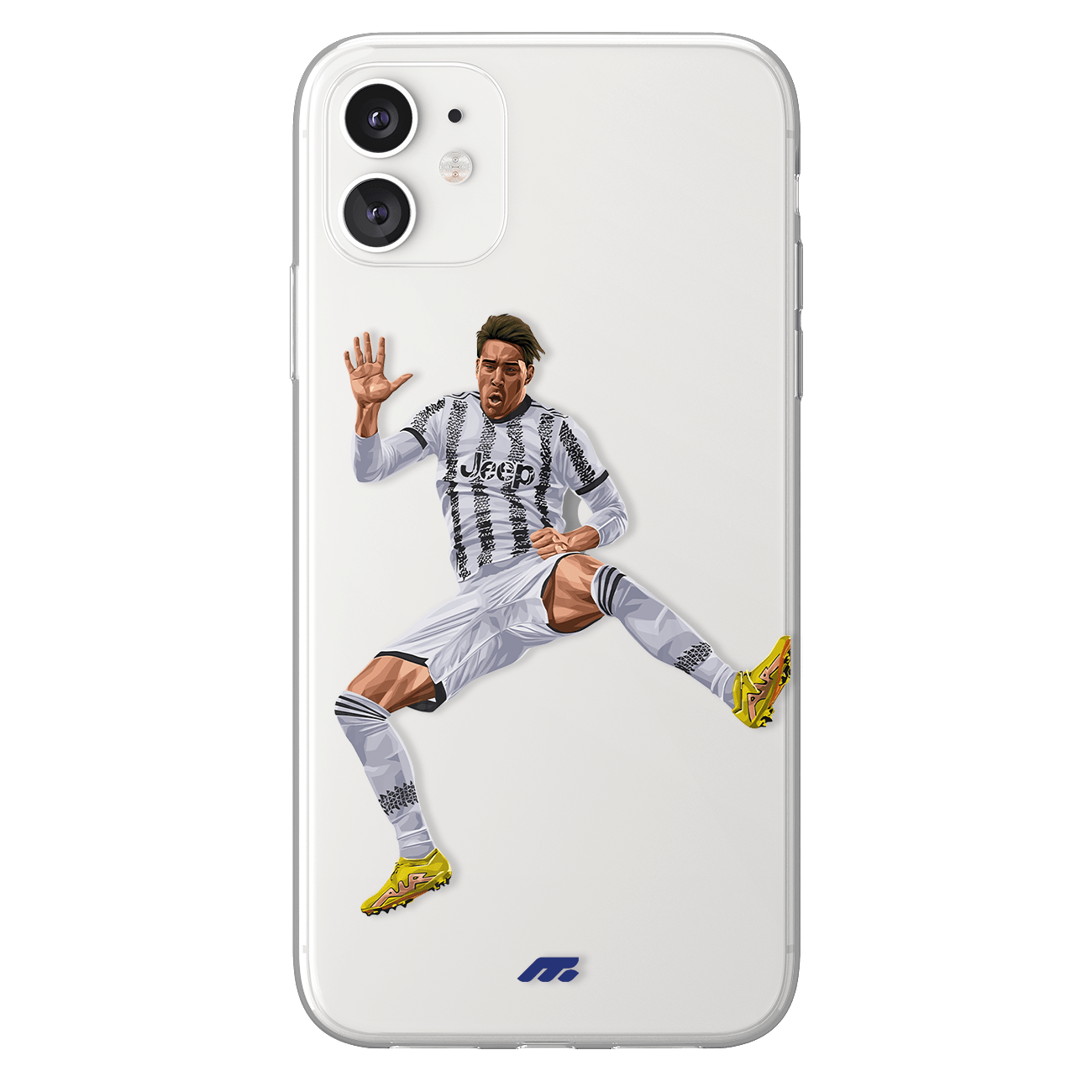 Coque de Dusan Vlahovic avec Juventus Football Club, Etui de téléphone de Football