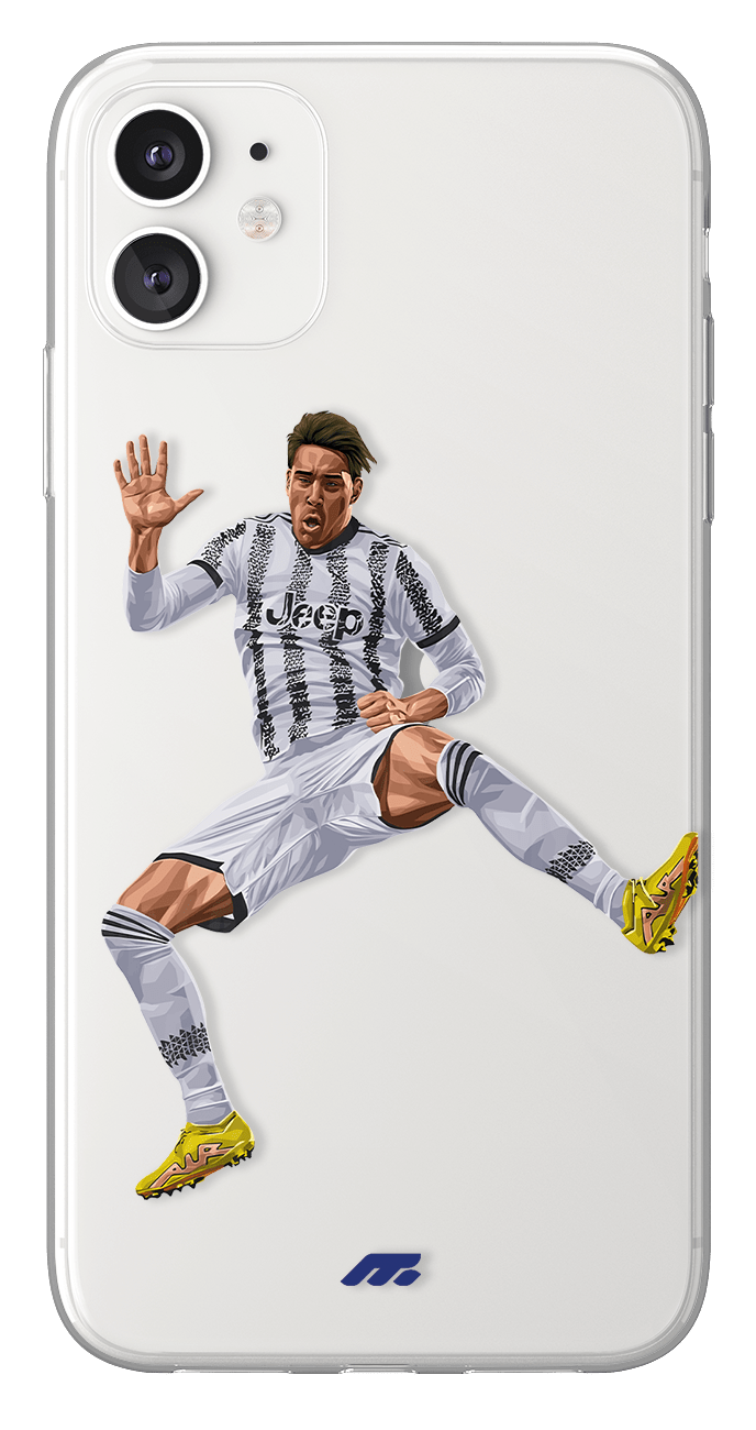 Coque de Dusan Vlahovic avec Juventus Football Club, Etui de téléphone de Football