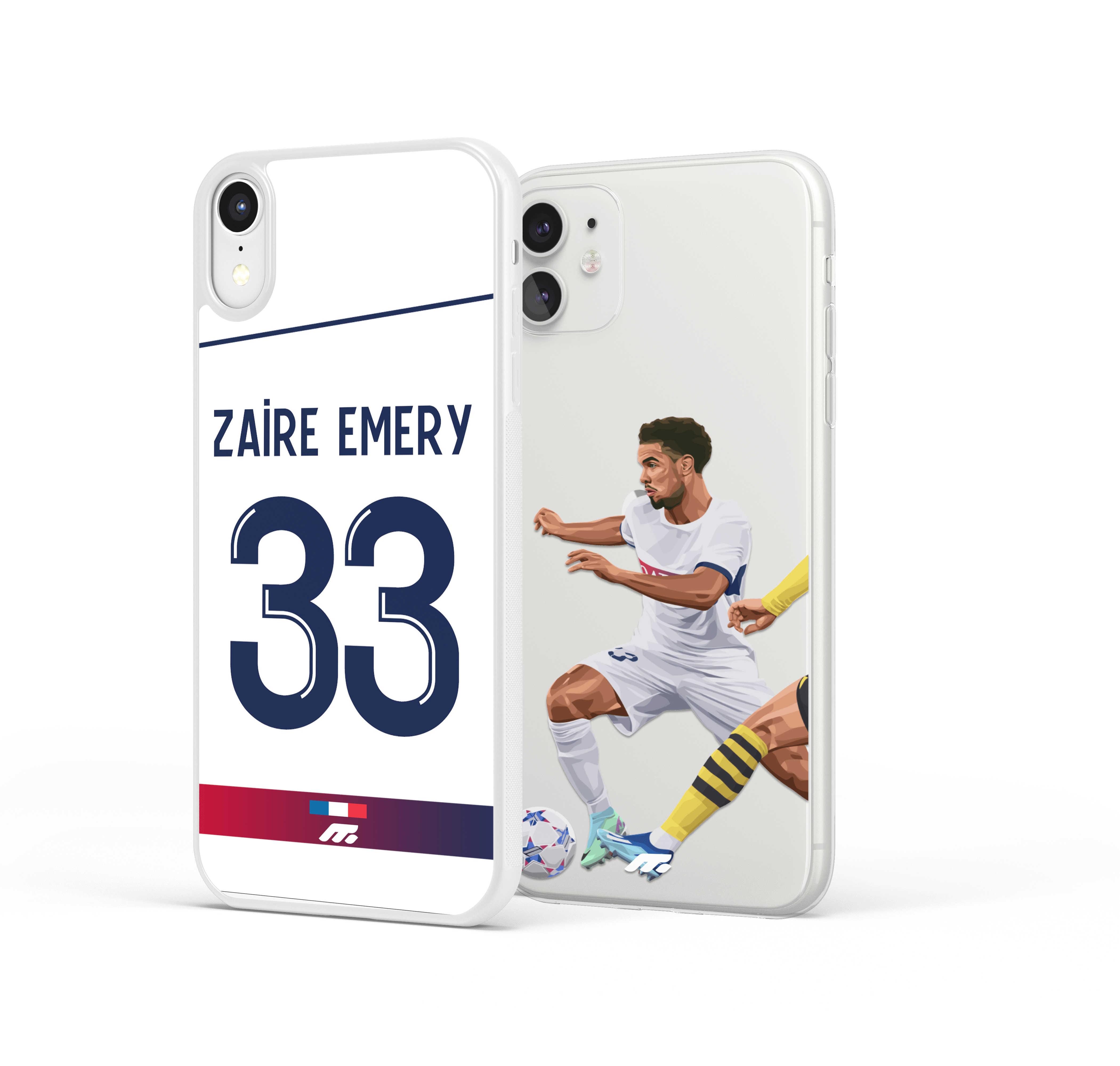 Pack de coques de téléphone Warren Zaïre-Emery Paris Saint-Germain