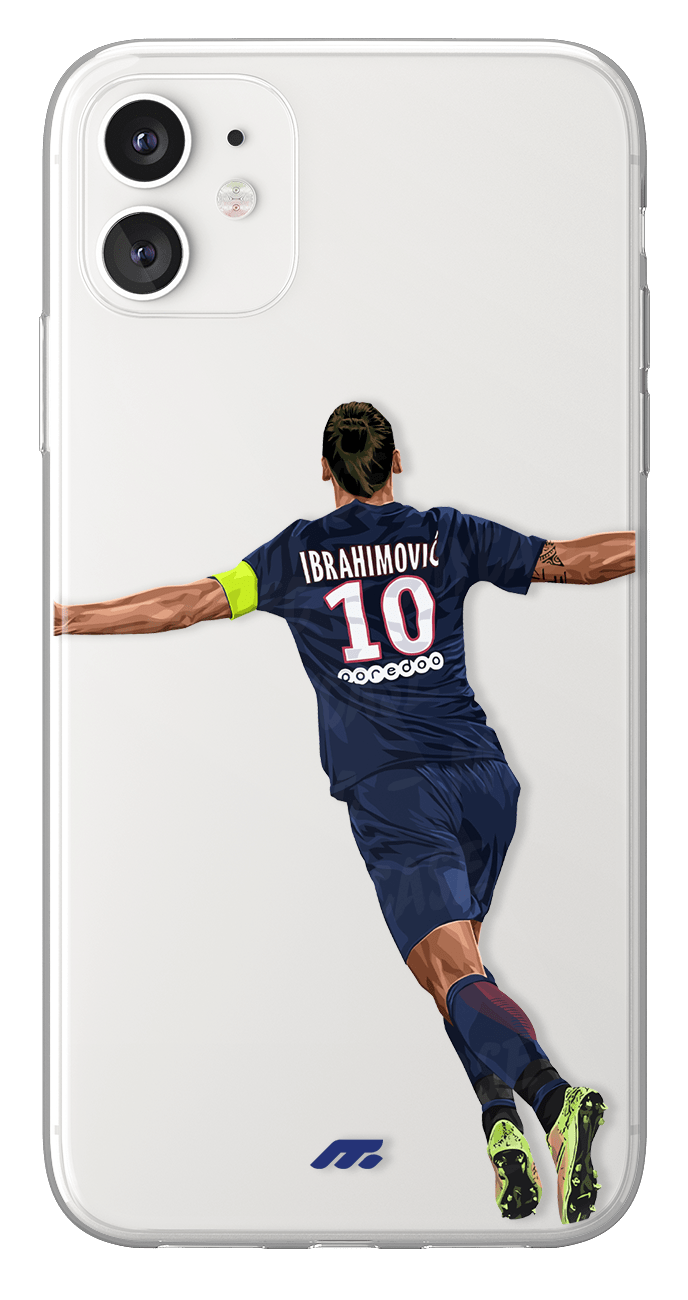 Coque de Zlatan Ibrahimovic avec Paris Saint-Germain, Etui de téléphone de Football