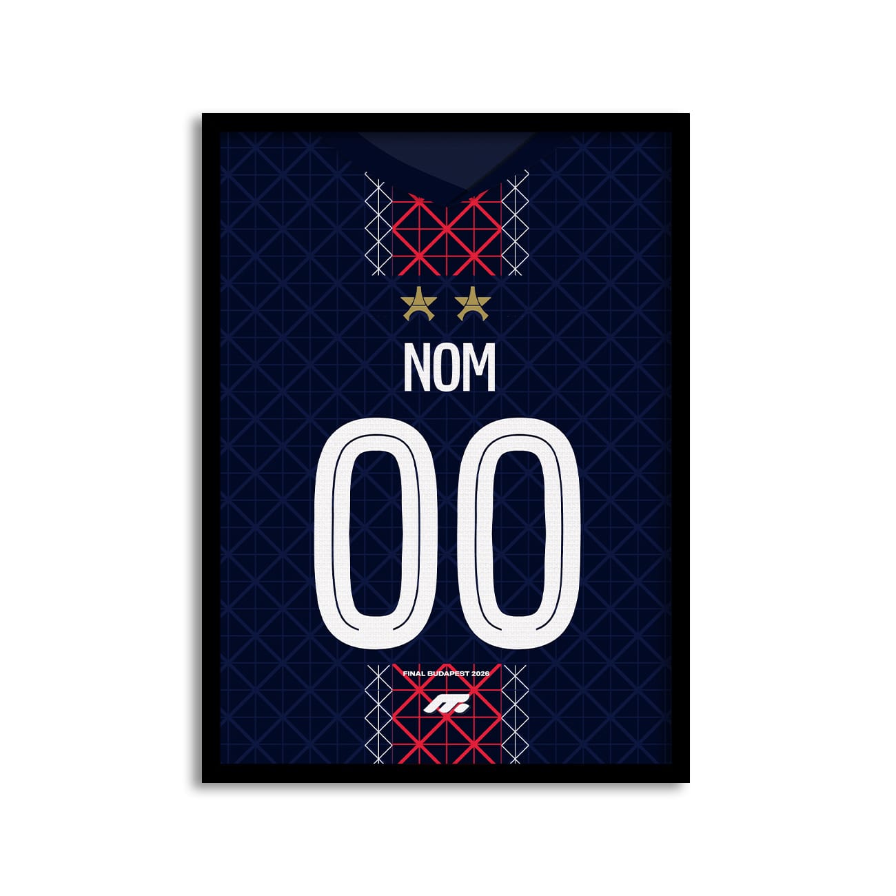 Affiche Paris Saint-Germain football personnalisable à imprimer