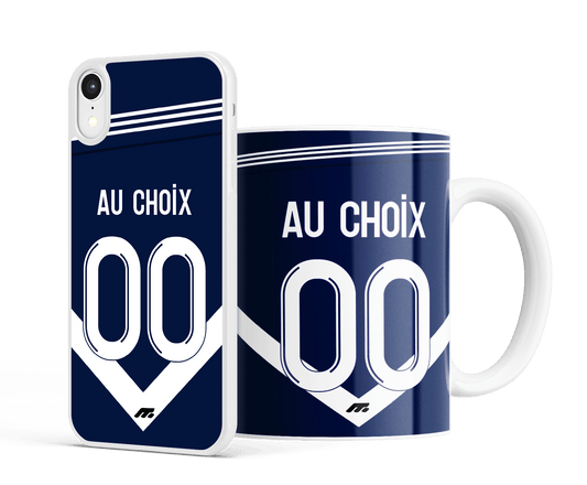 Coque Girondins de Bordeaux football personnalisable pour téléphone - iPhone, Samsung, Google, Xiaomi, Oppo