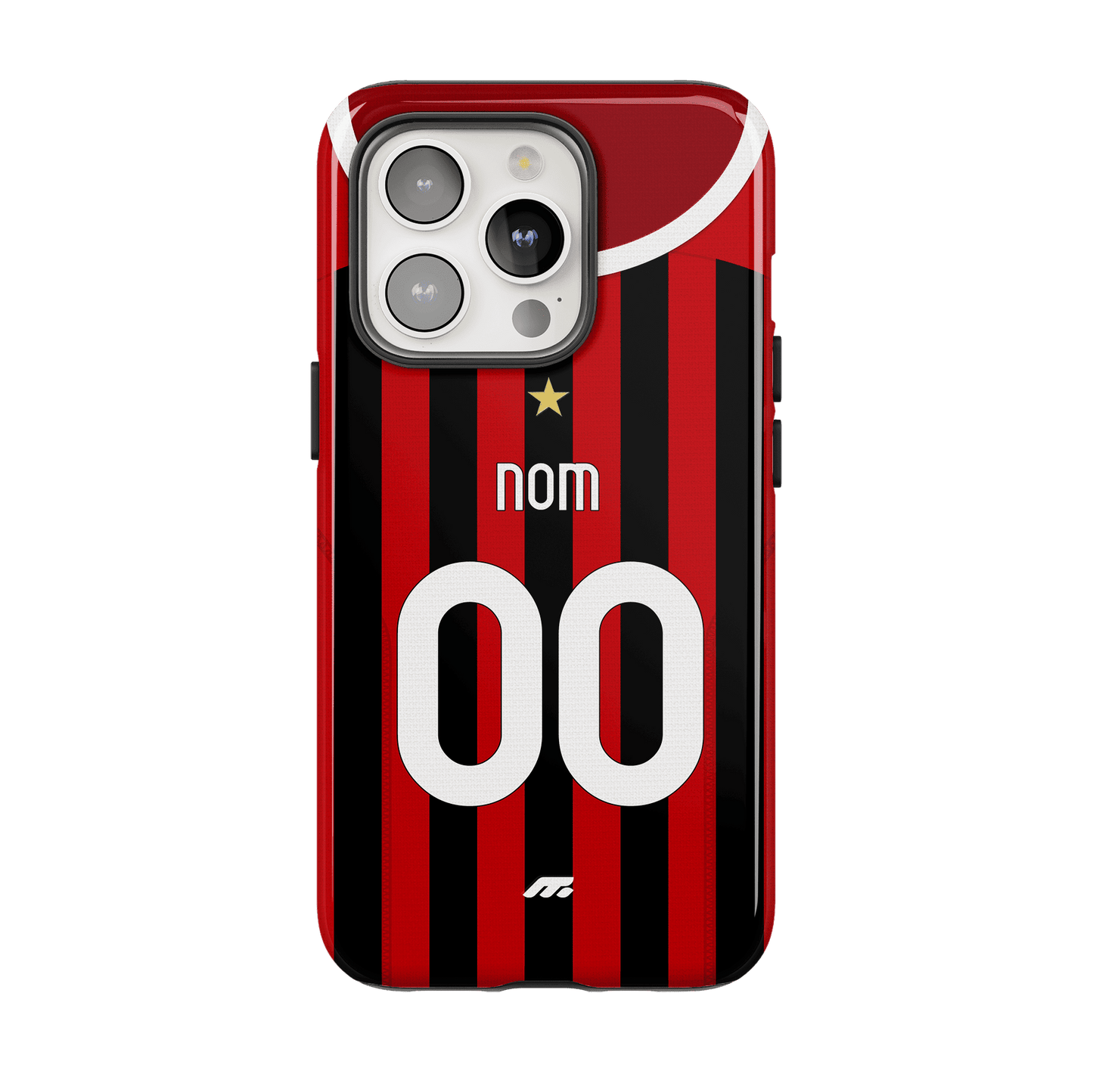 Coque AC Milan football personnalisable pour téléphone 