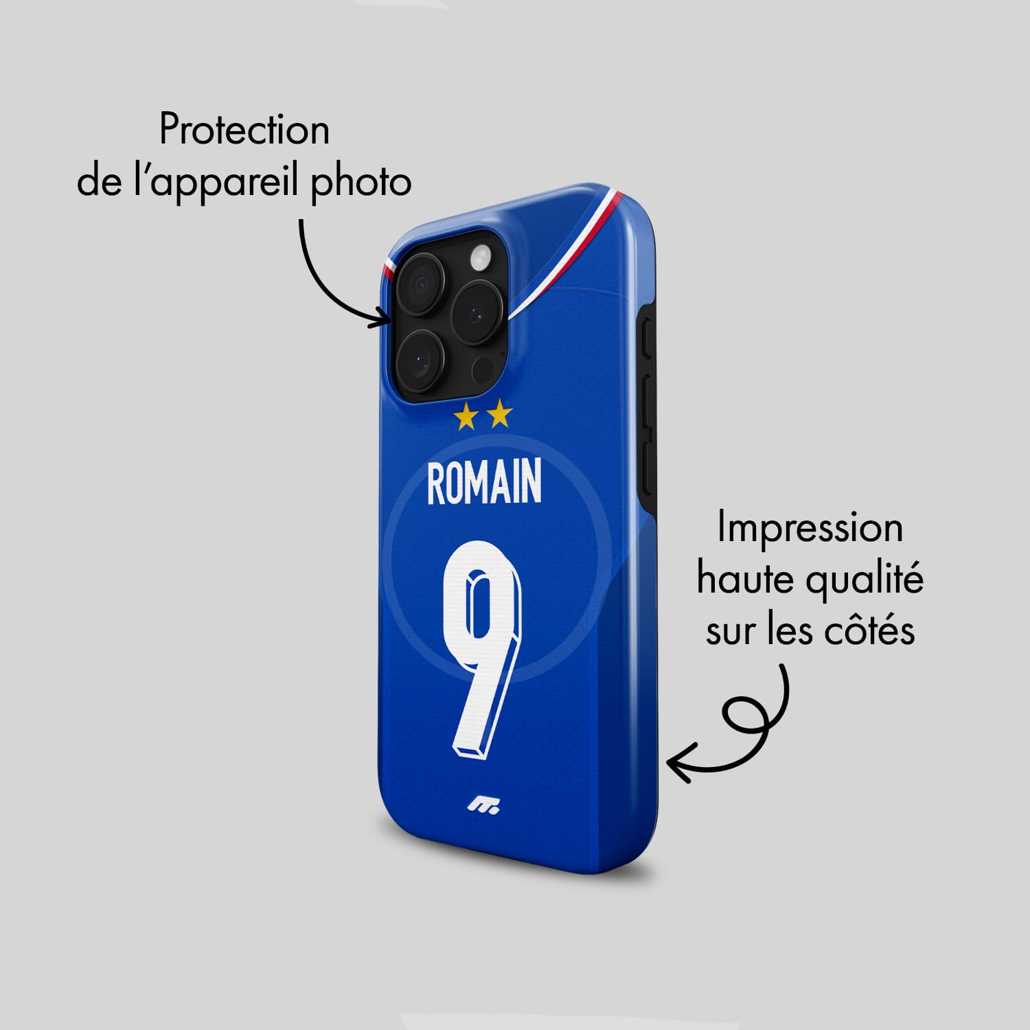 Coque de téléphone Magsafe Equipe de France personnalisée