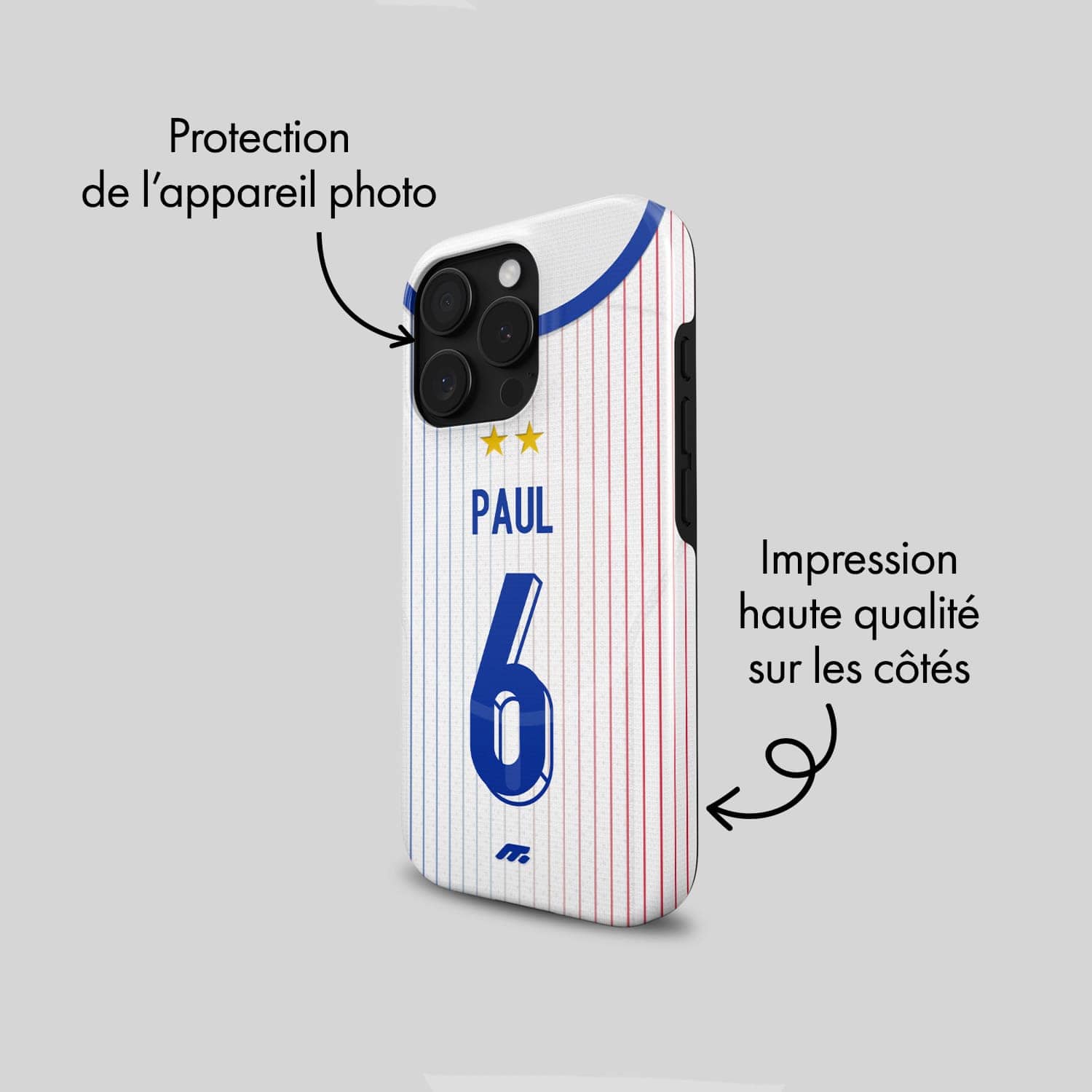 Coque de téléphone Magsafe Equipe de France personnalisée