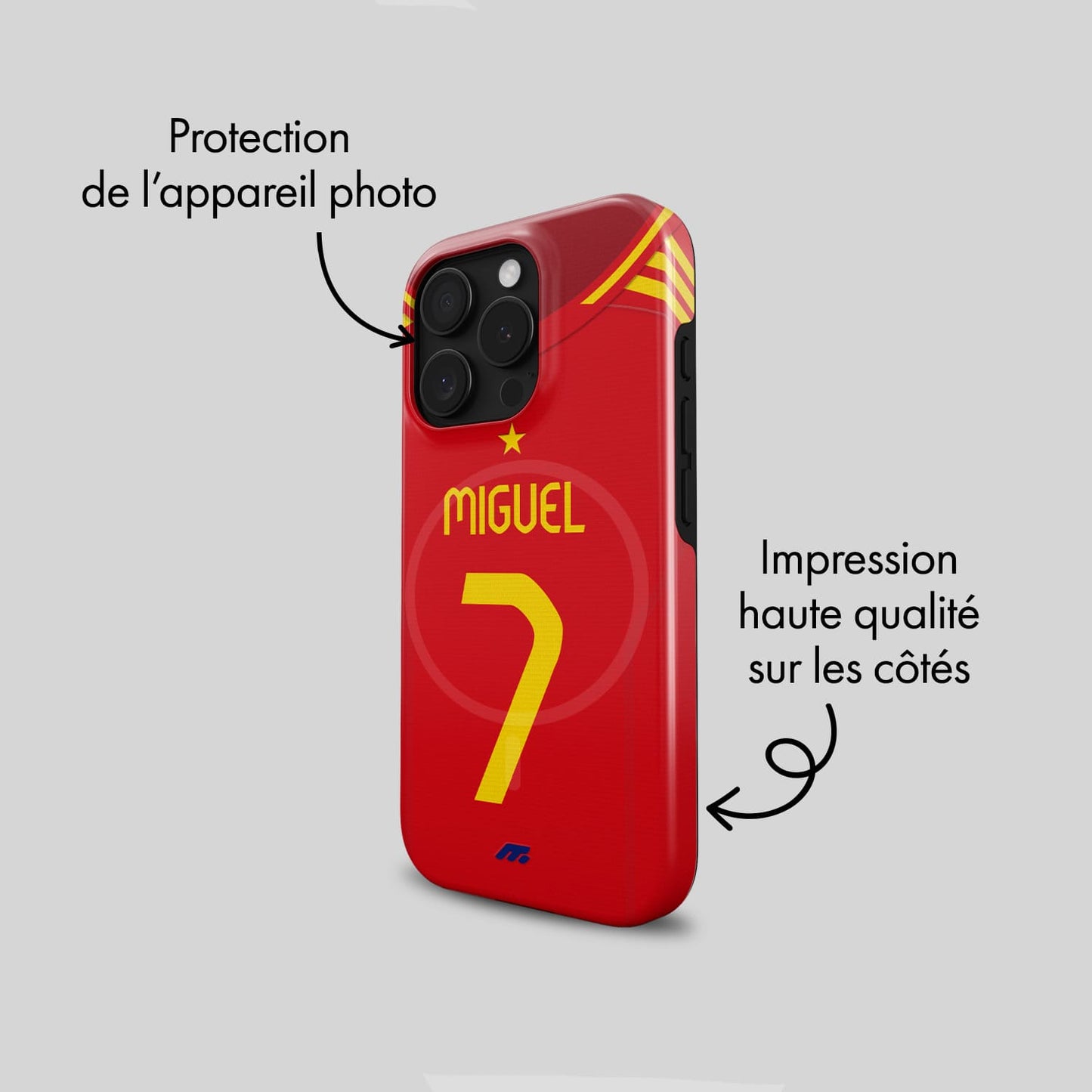 Coque de téléphone Magsafe Equipe de Italie personnalisée