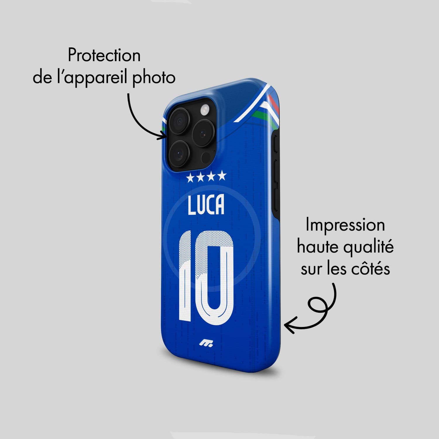 Coque de téléphone Magsafe Equipe d'Italie personnalisée
