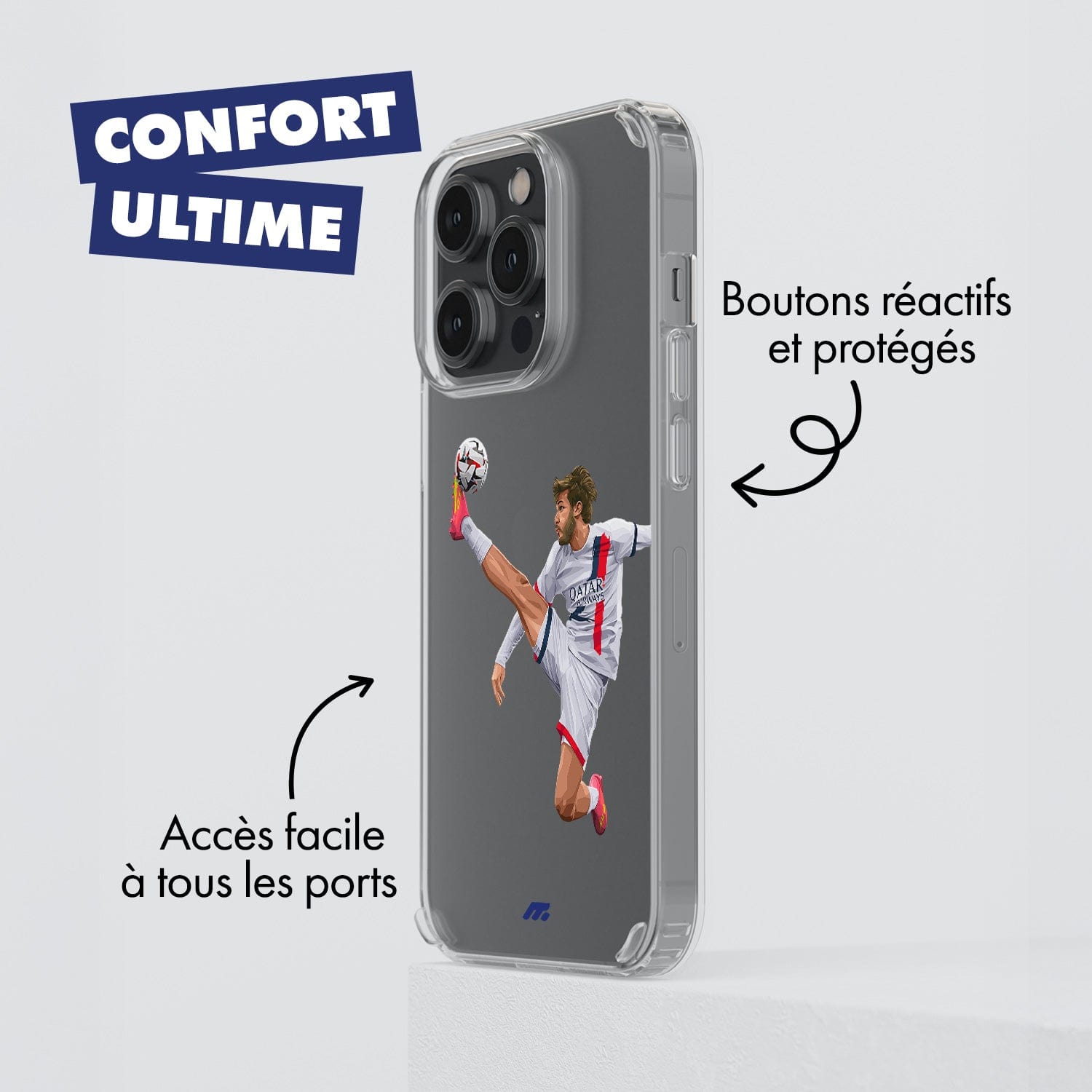 Coque Khvicha Kvaratskhelia de Football PSG