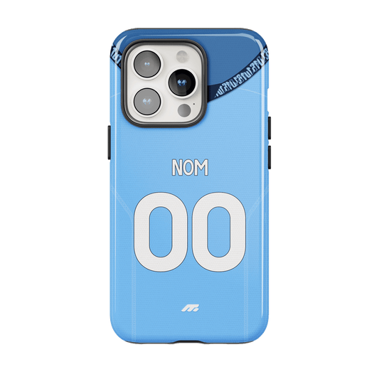 Coque Manchester City football personnalisable pour téléphone 