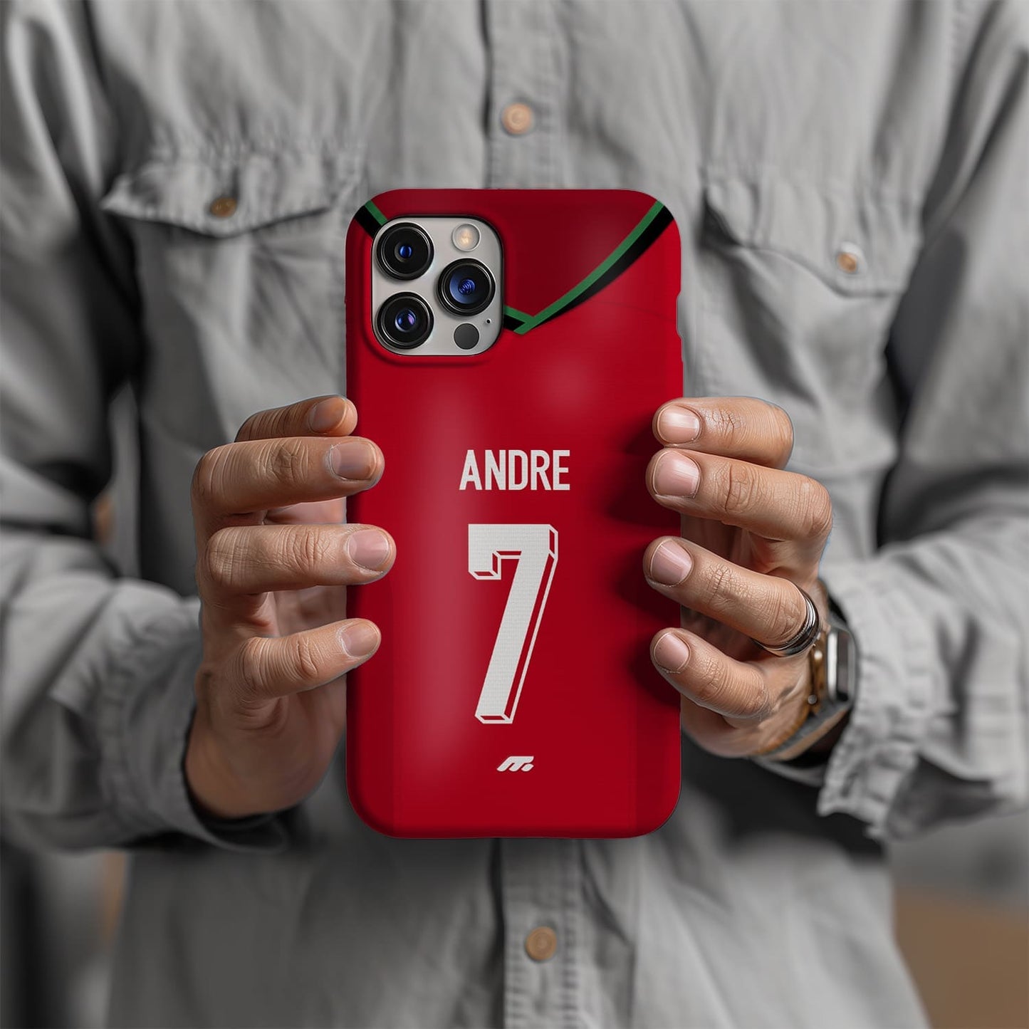 Coque de téléphone Magsafe Equipe de Portugal personnalisée