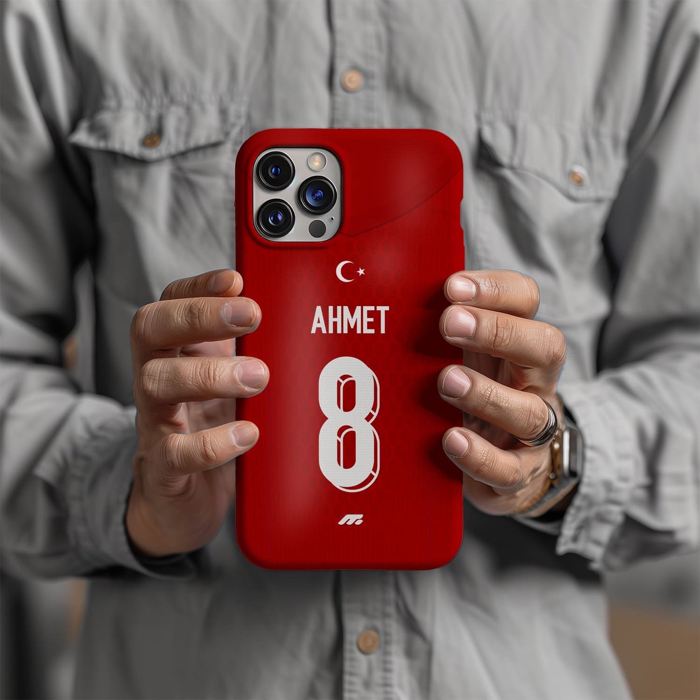 Coque de téléphone Magsafe Equipe de Turquie personnalisée