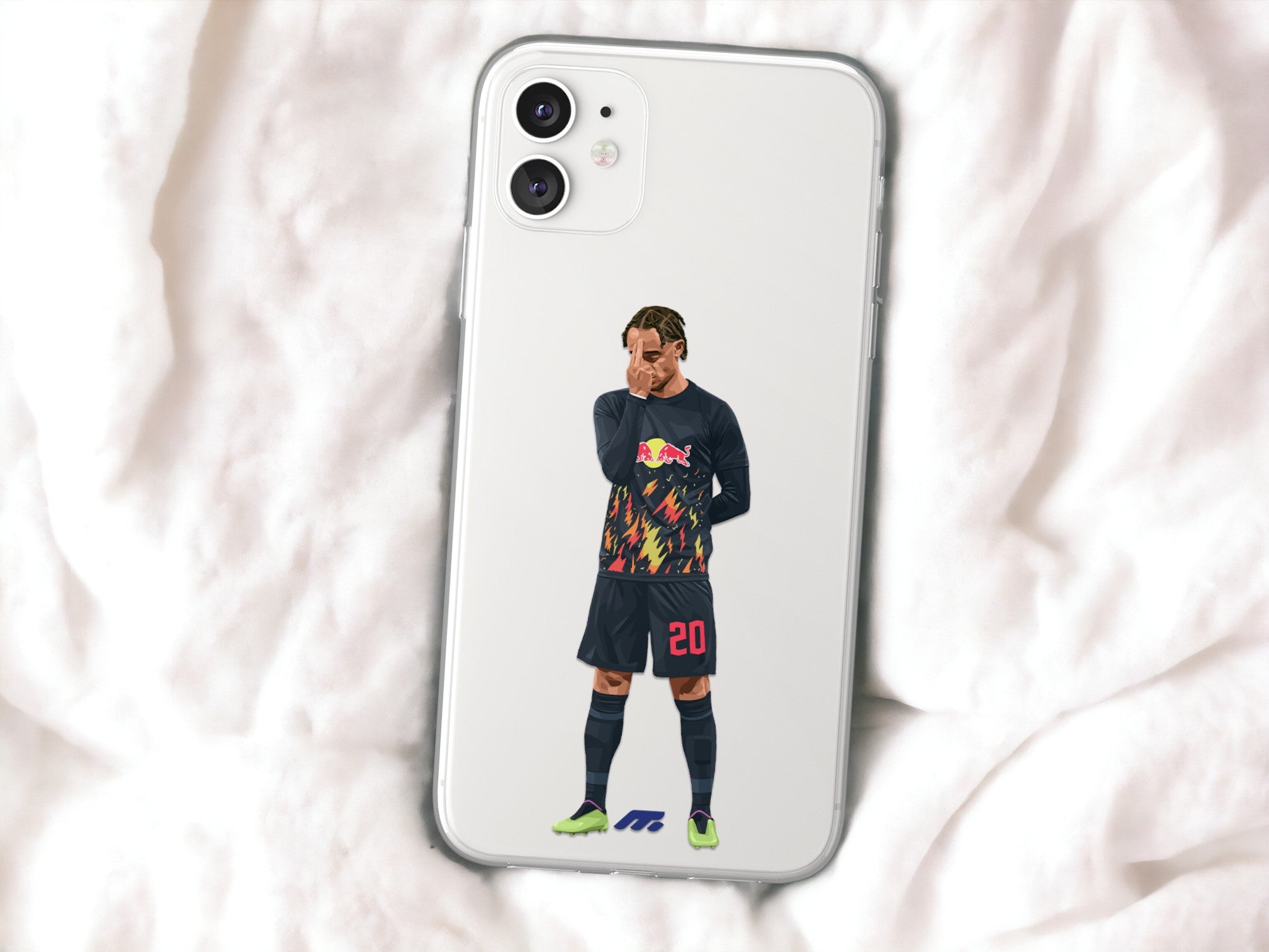 coque de téléphone du RB Leipzig de Xavi Simmons