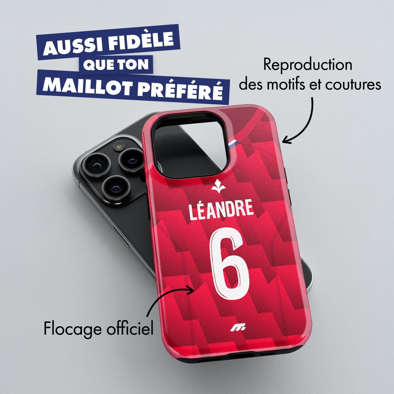 Coque LOSC football personnalisable pour téléphone