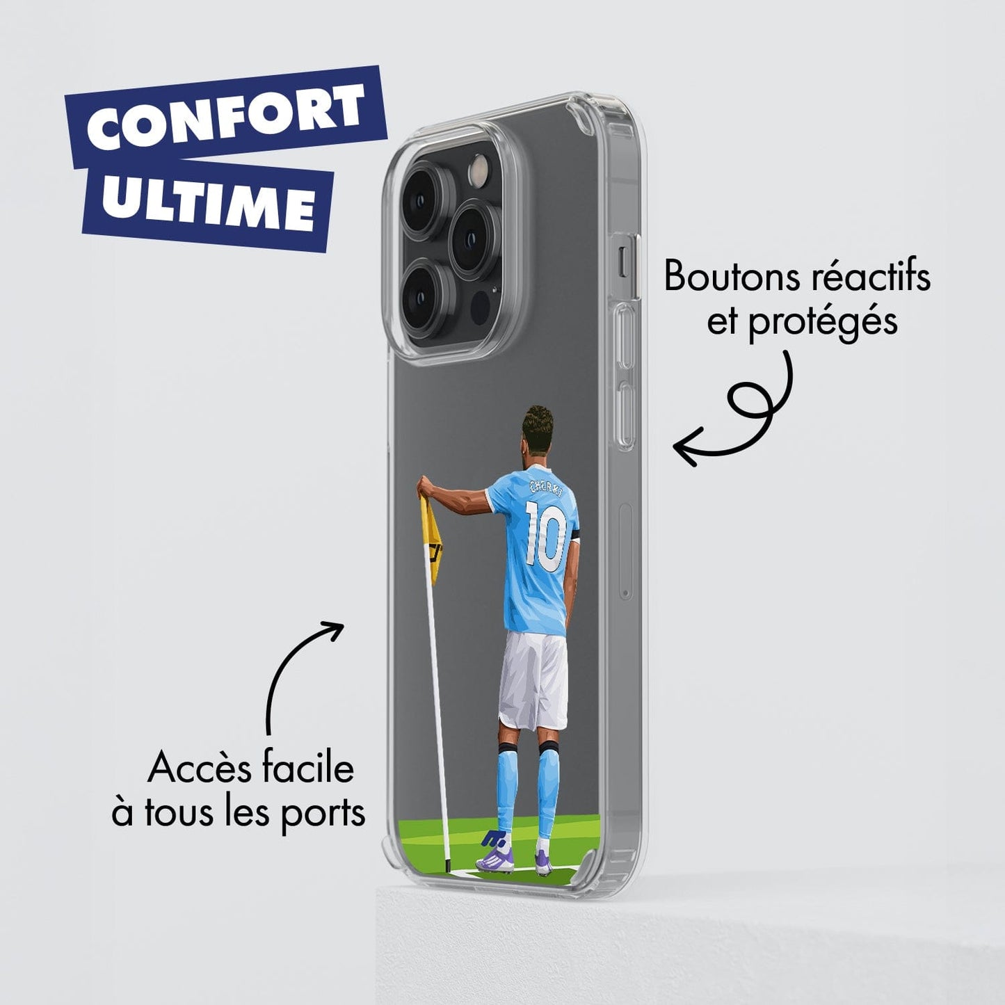 Coque Rayan Cherki de Football Manchester City