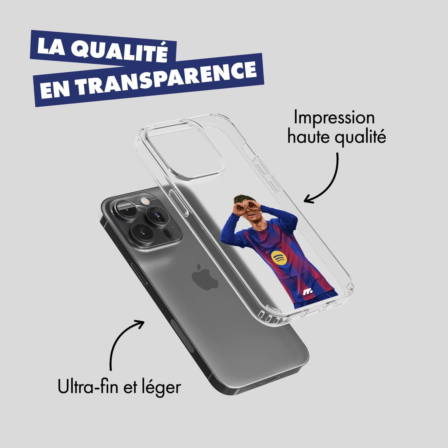 Coque Pedri de Football FC Barcelone