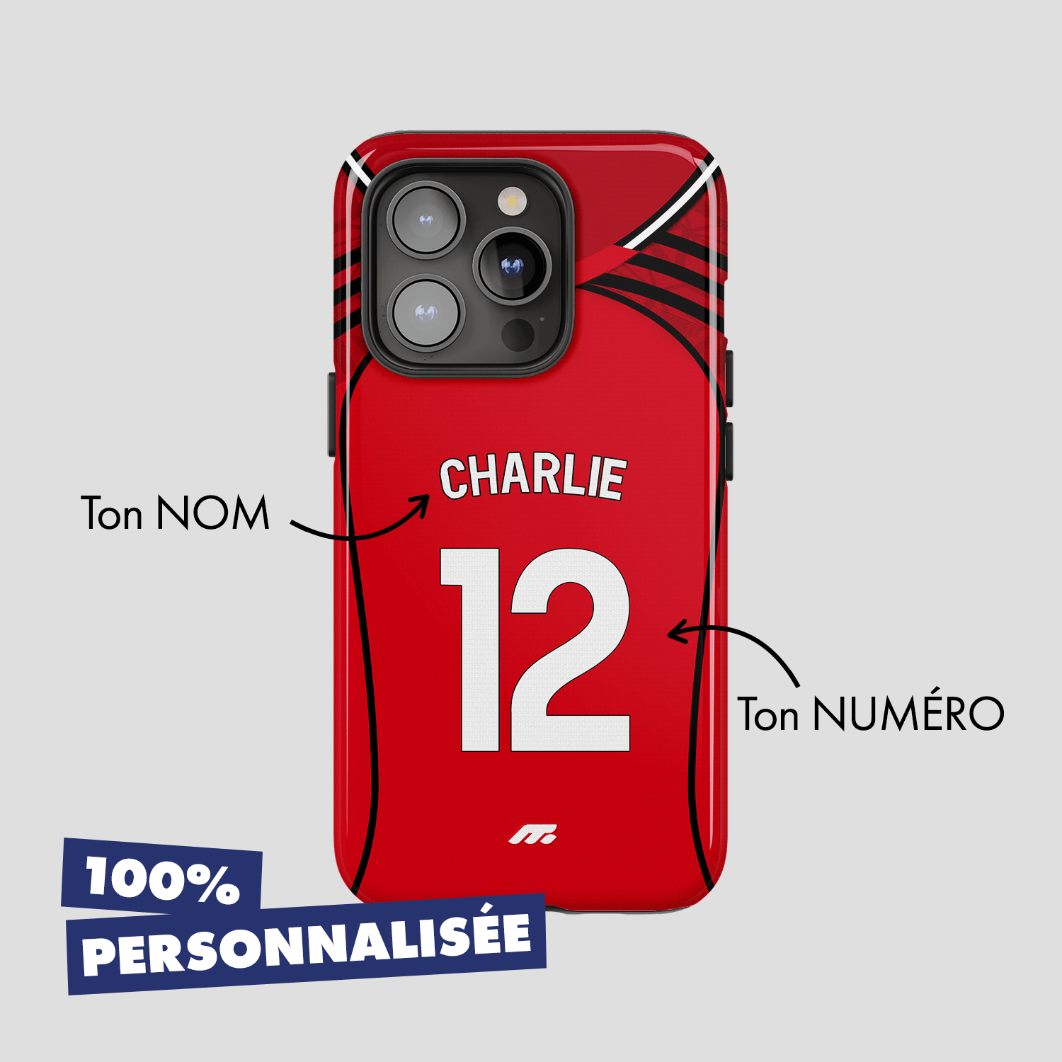 Coque Manchester United football personnalisable pour téléphone 