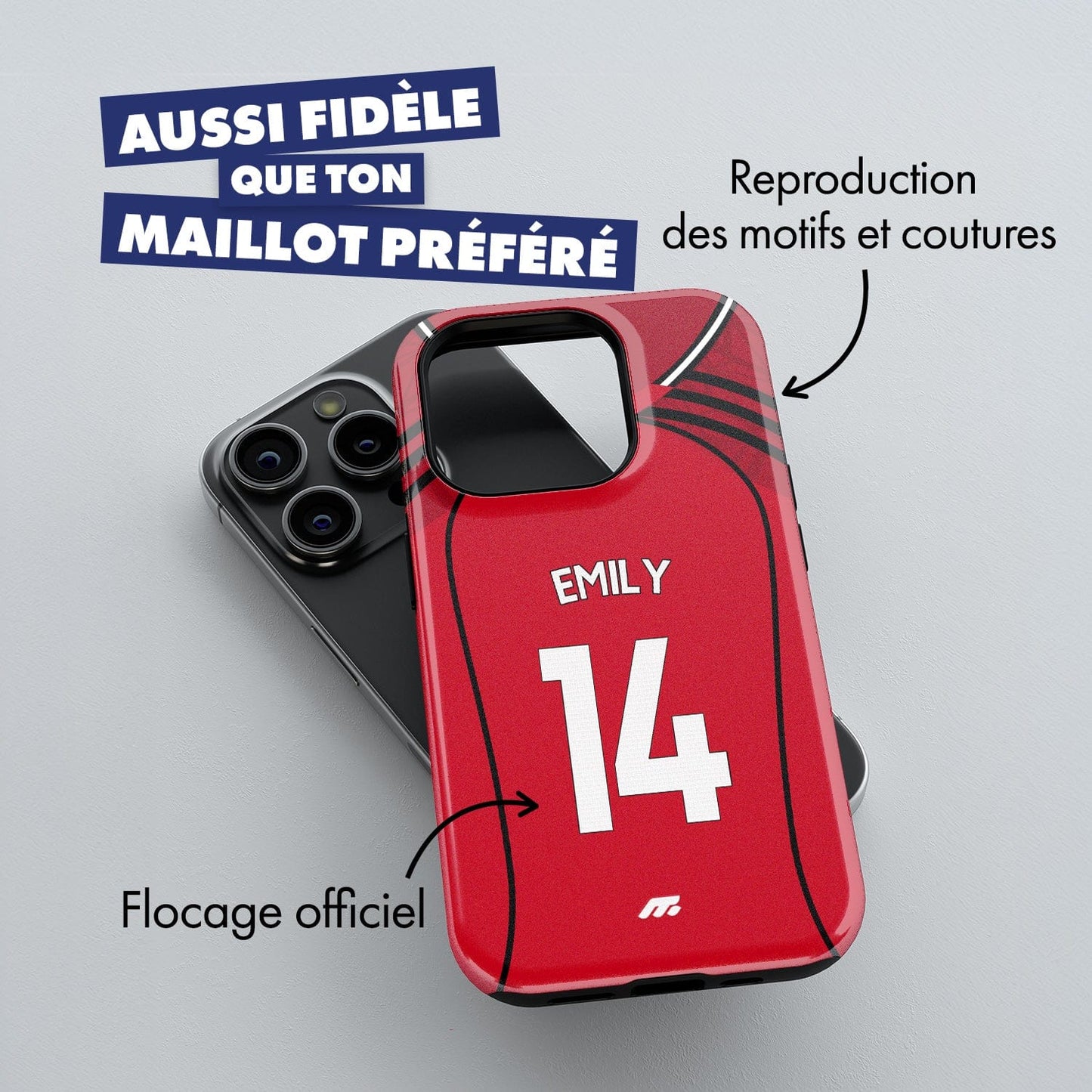Coque Manchester United football personnalisable pour téléphone 