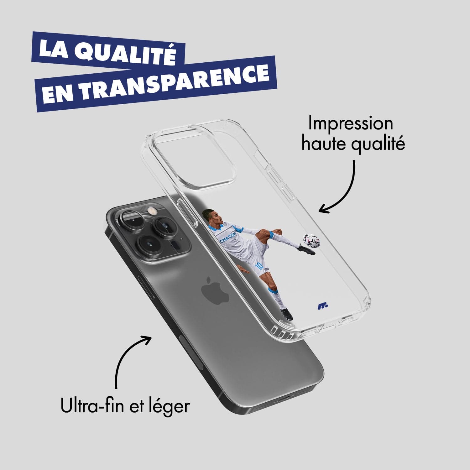 Coque Mason Greenwood de Football Olympique de Marseille