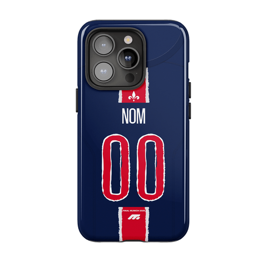 Coque PSG football personnalisable pour téléphone