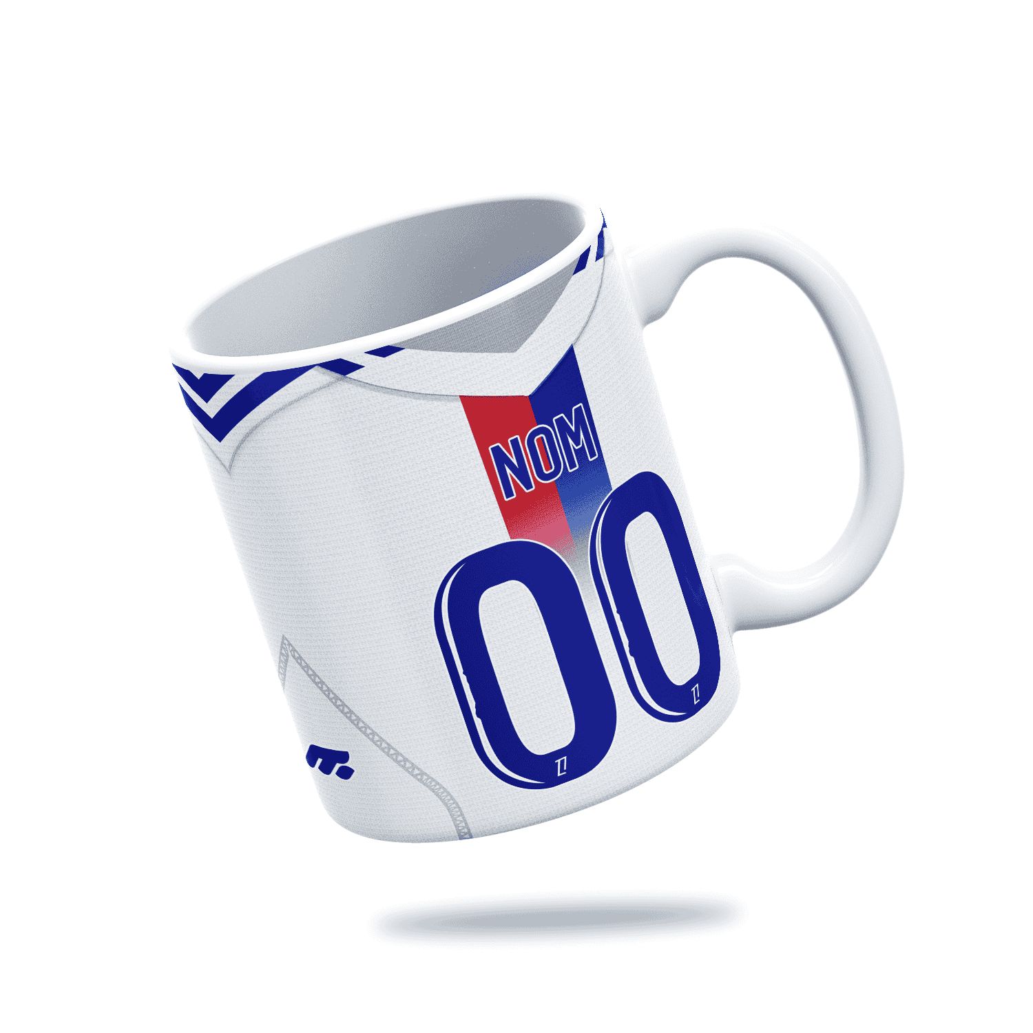 Mug Olympique lyonnais football personnalisable