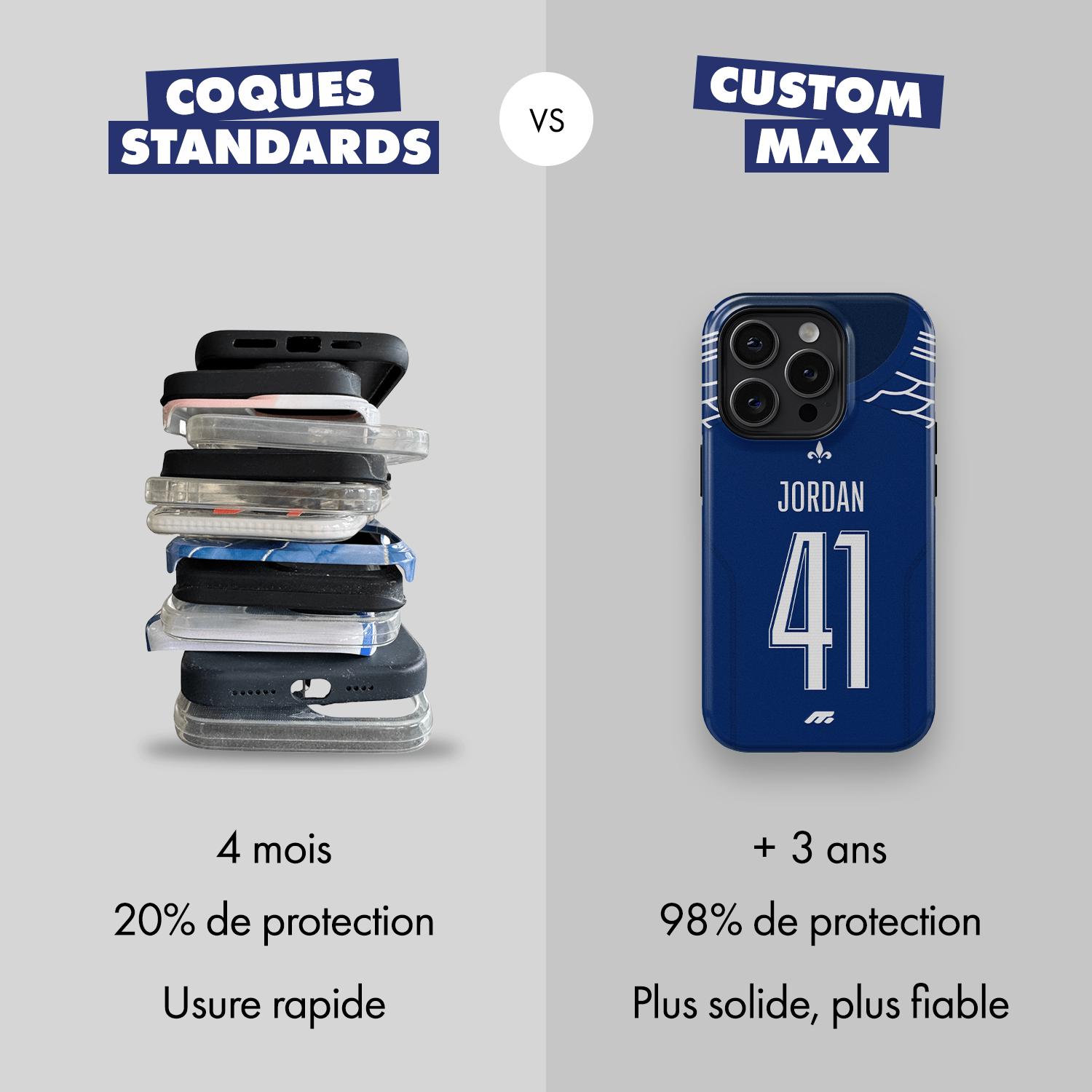 Coque PSG football personnalisable pour téléphone