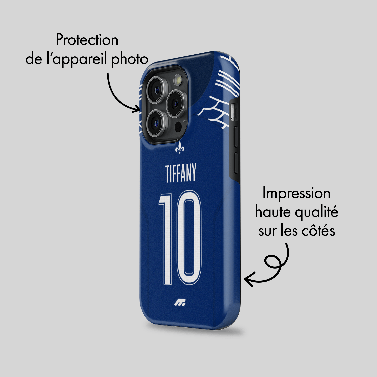 Coque PSG football personnalisable pour téléphone