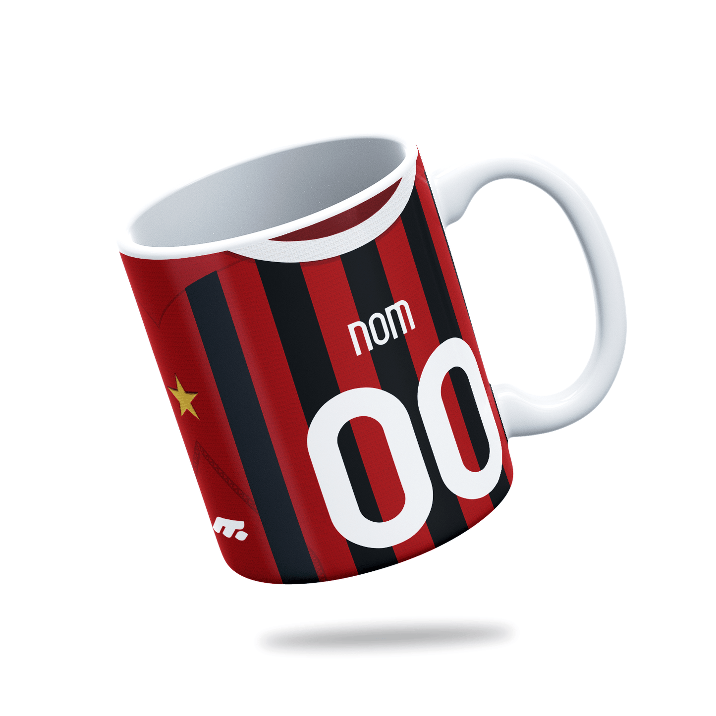 Mug AC Milano football personnalisable