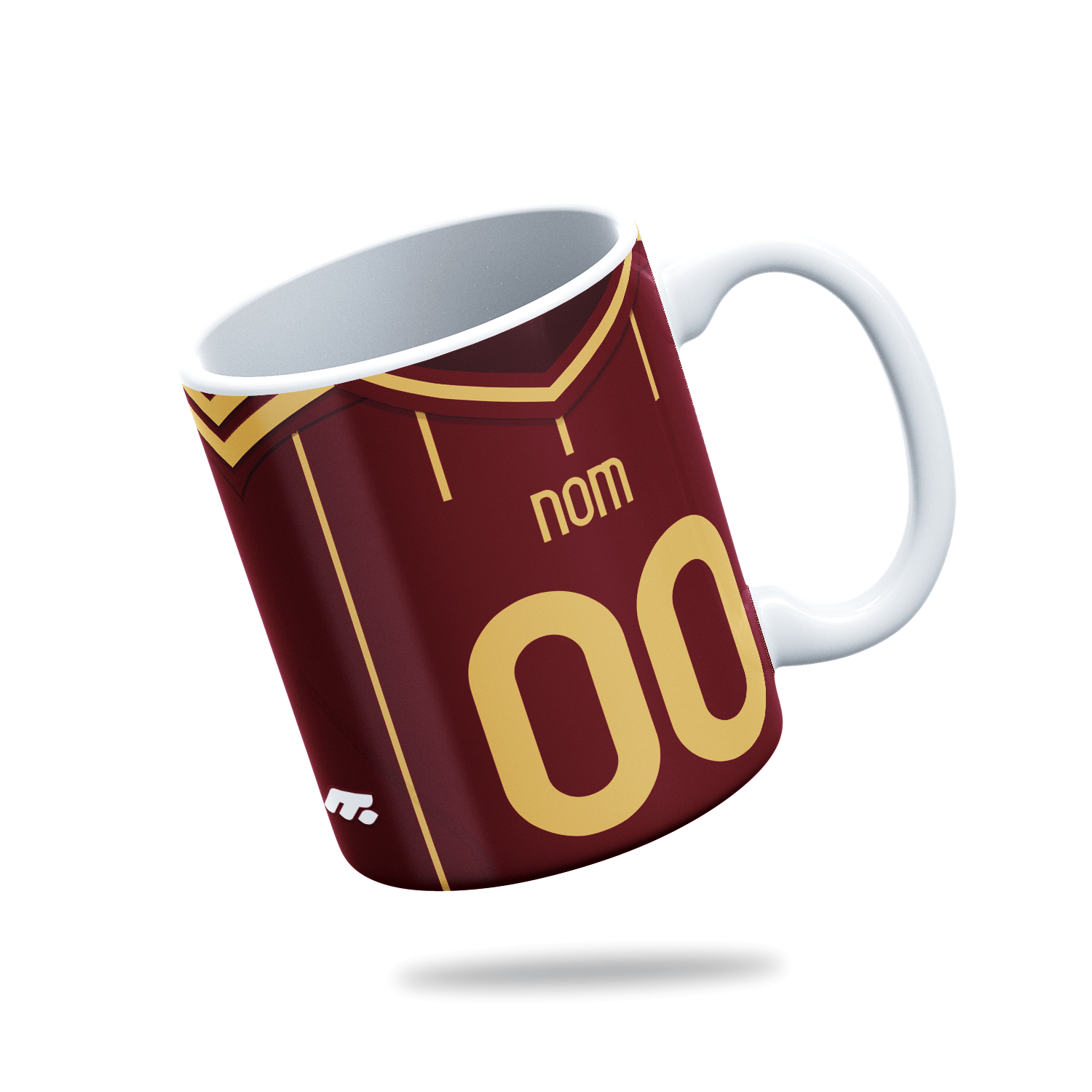 Mug AS Roma football personnalisable