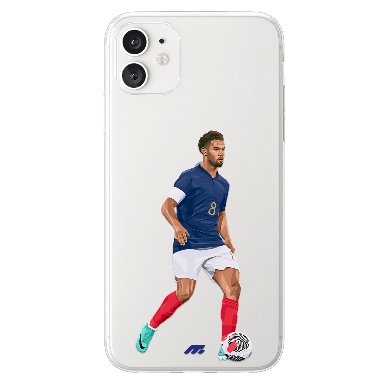 Coque de Warren Zaïre-Emery avec Equipe de France, Etui de téléphone de Football