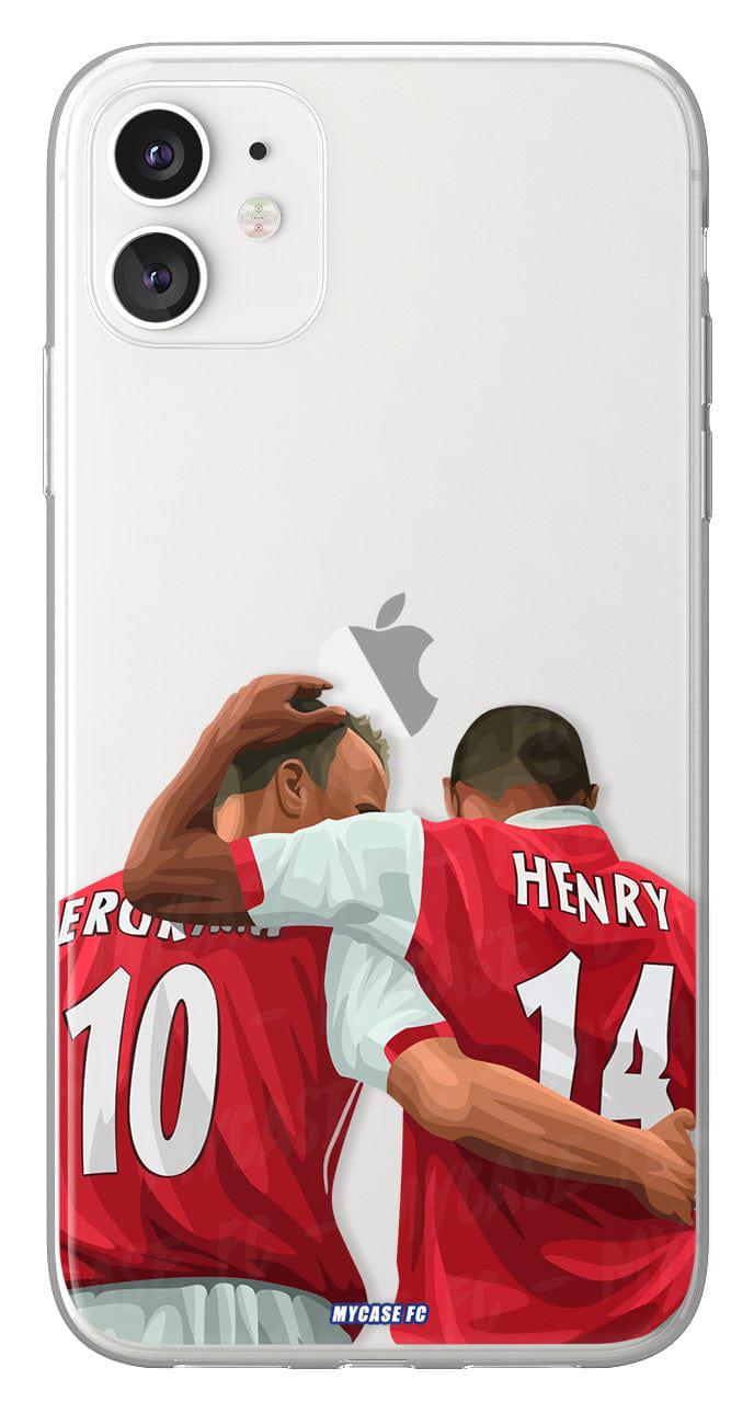 Coque de Bergkamp, Henry avec Arsenal FC, Etui de téléphone de Football