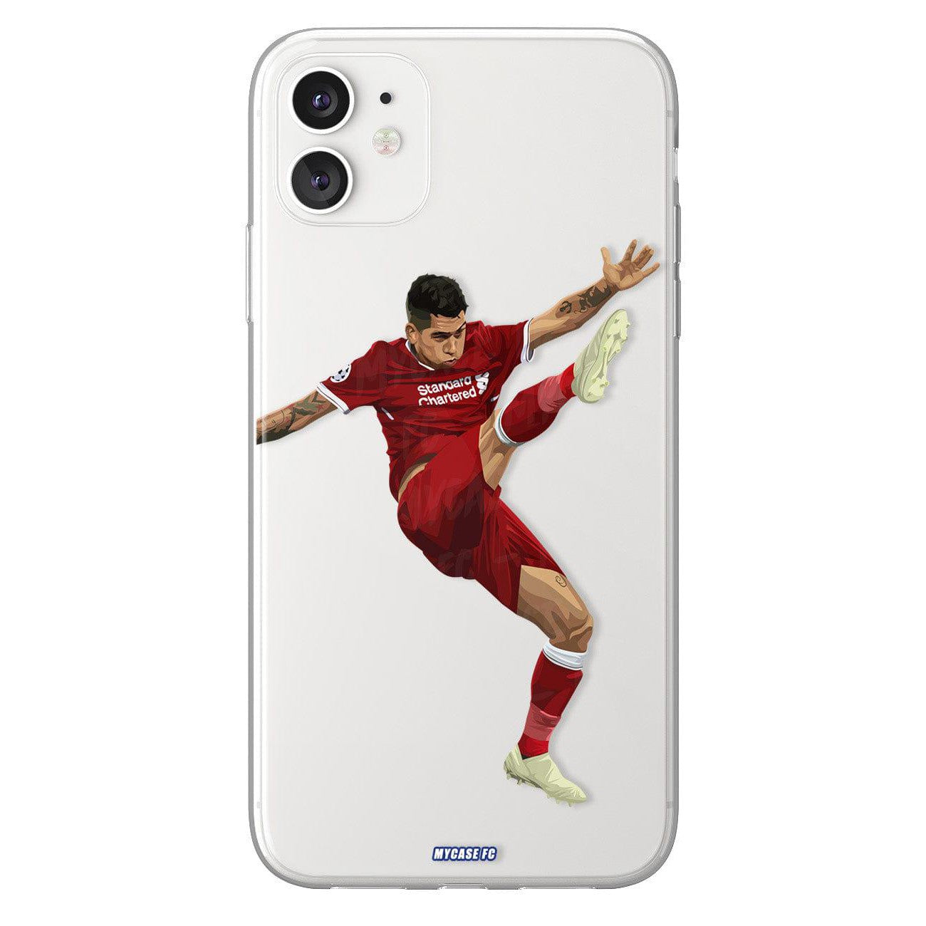 Coque de Roberto Firmino avec Liverpool Football Club, Etui de téléphone de Football