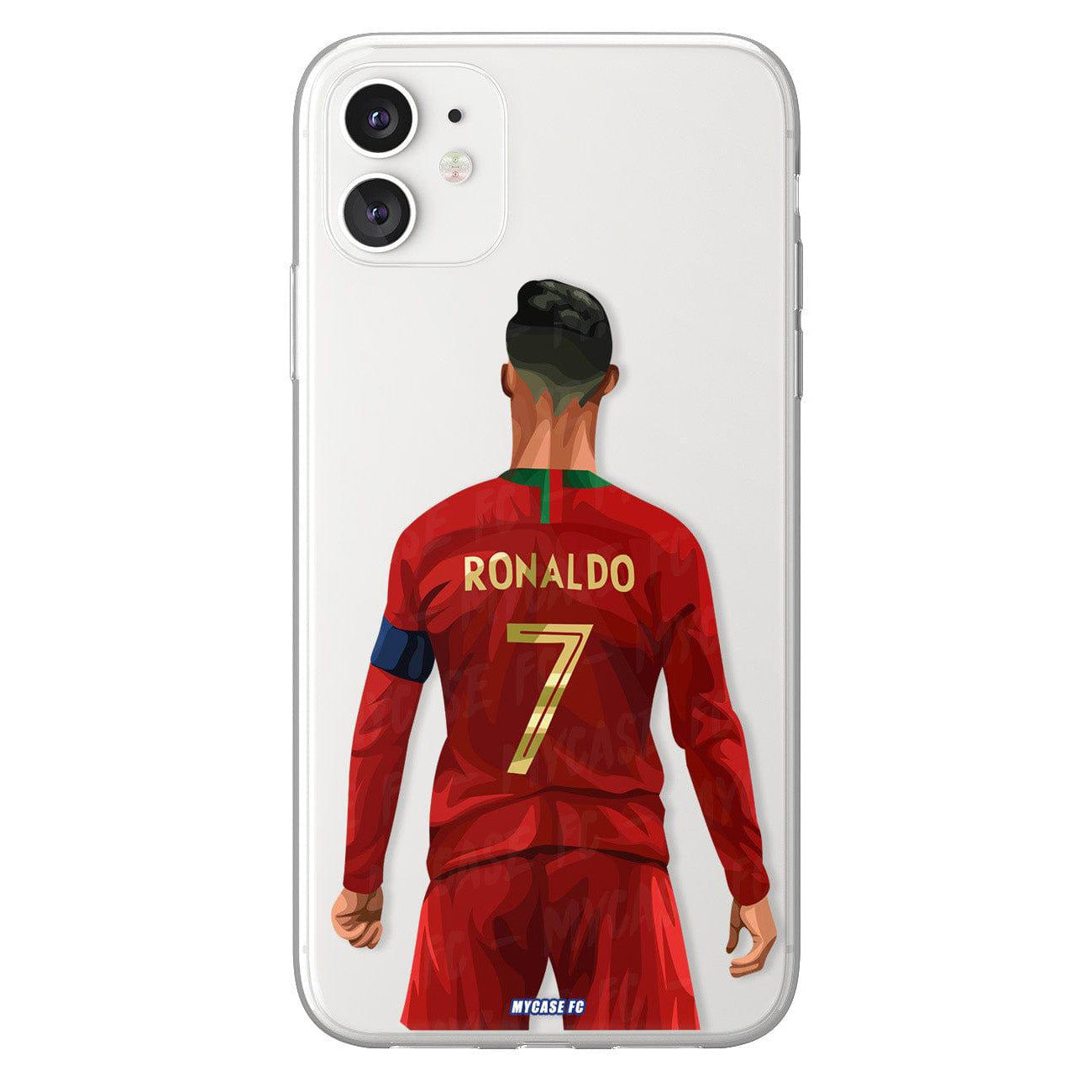 Coque de Cristiano Ronaldo avec Portugal, Etui de téléphone de Football