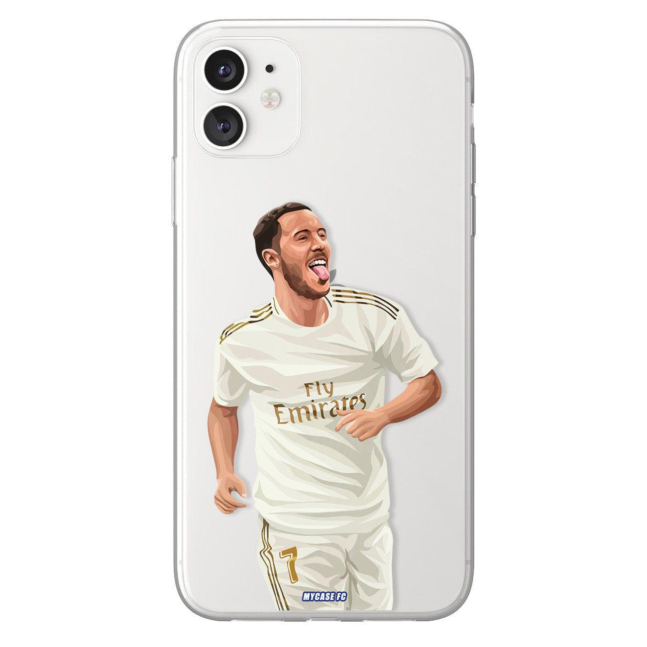 Coque de Eden Hazard avec Real Madrid CF, Etui de téléphone de Football