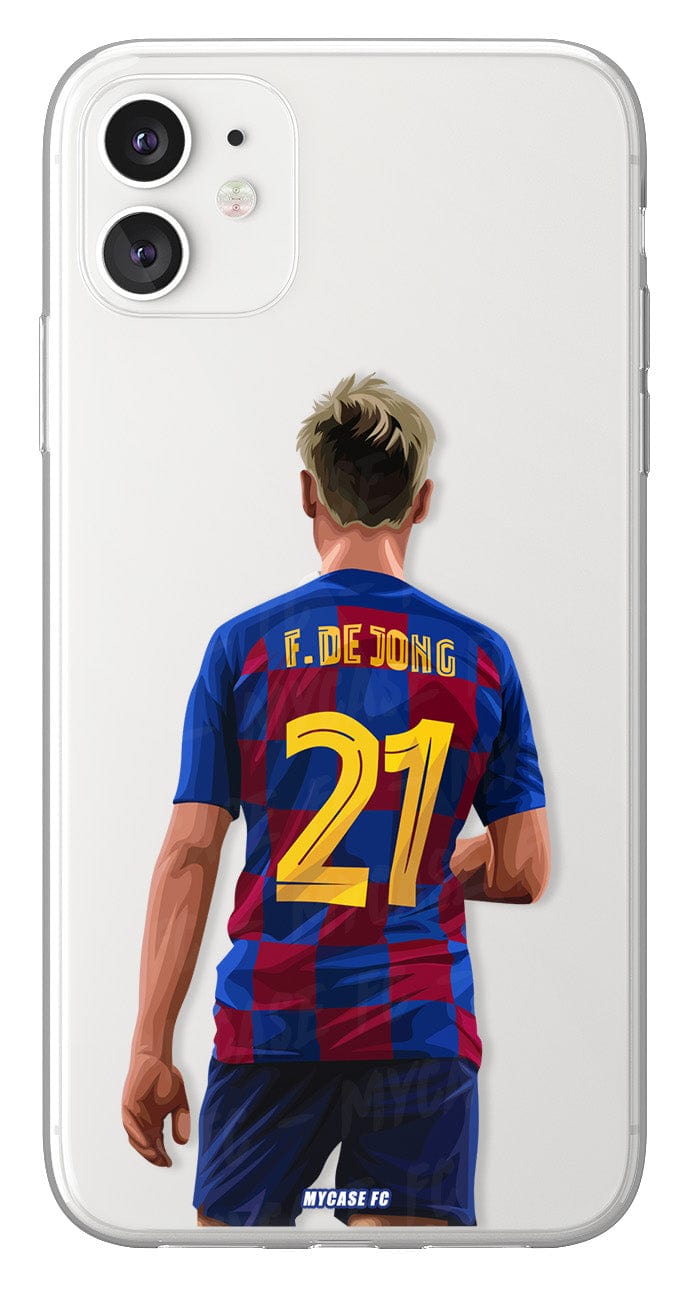 Coque de Frenkie De Jong avec FC Barcelona, Etui de téléphone de Football