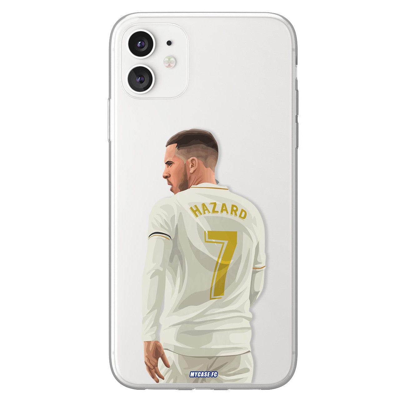 Coque de Eden Hazard avec Real Madrid CF, Etui de téléphone de Football